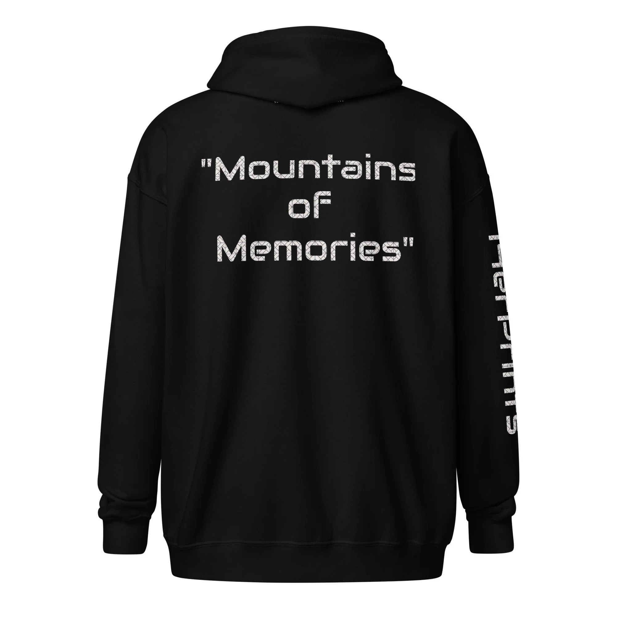14erprints heavy blend zip hoodie – black back