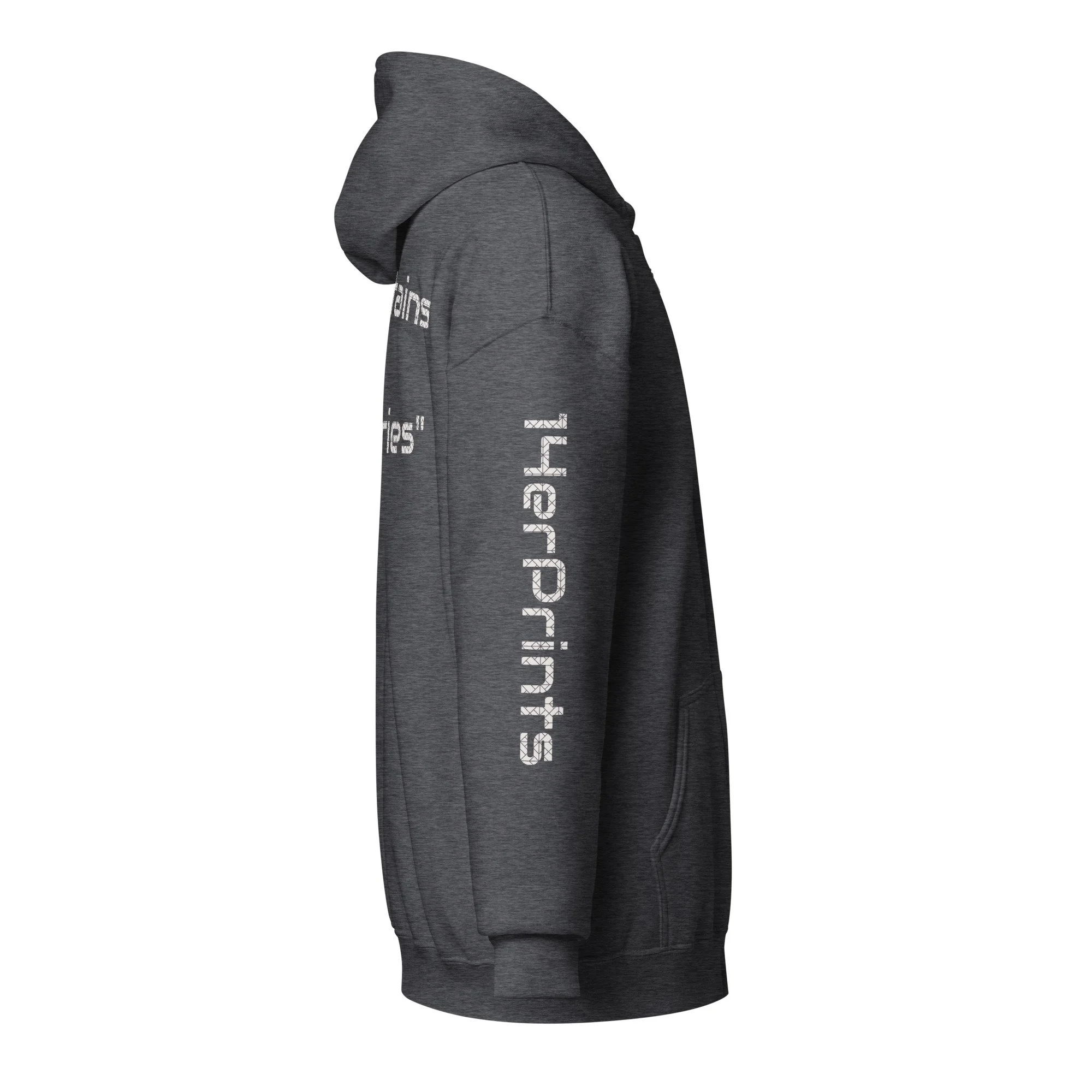 14erprints heavy blend zip hoodie – dark heather right
