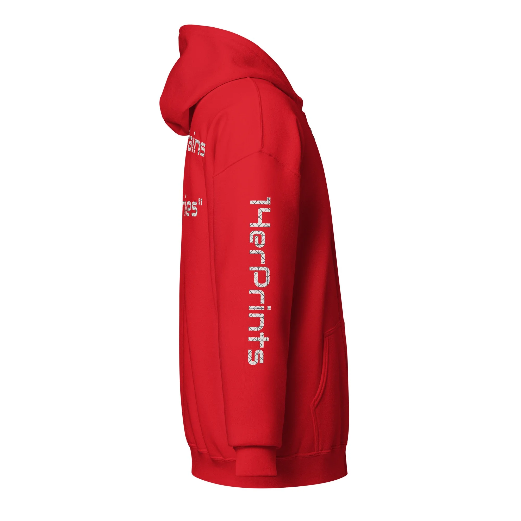 14erprints heavy blend zip hoodie – red right