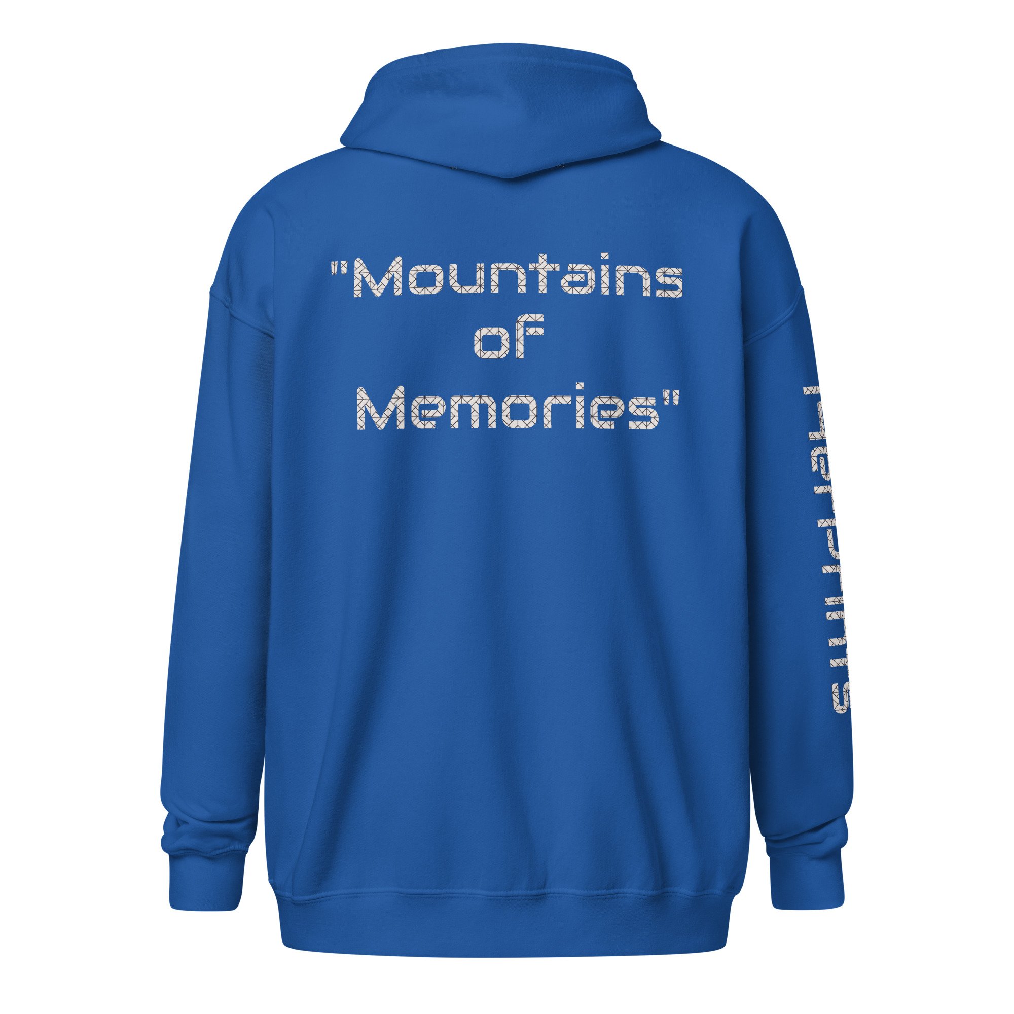 14erprints heavy blend zip hoodie – royal back