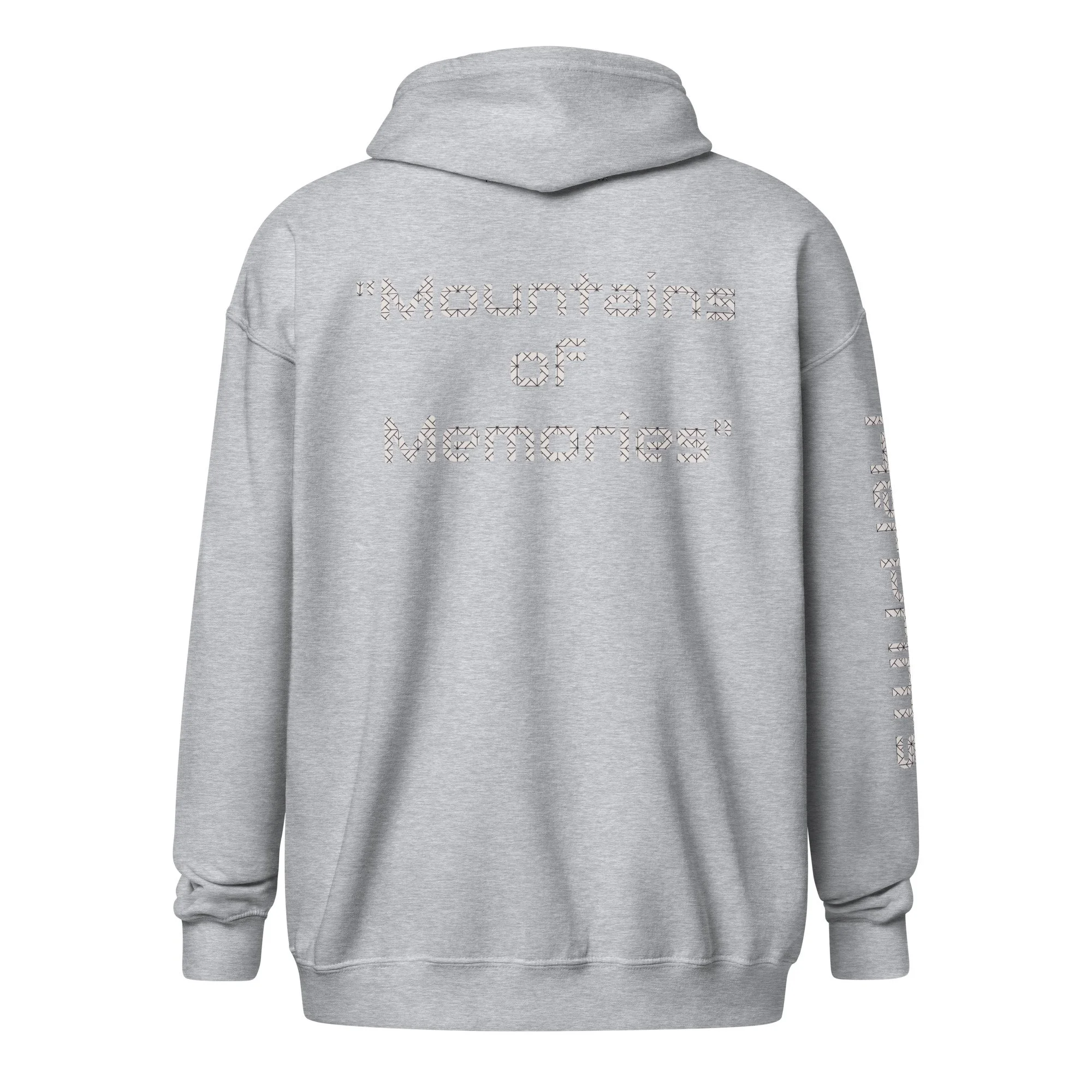 14erprints heavy blend zip hoodie – sport gray back