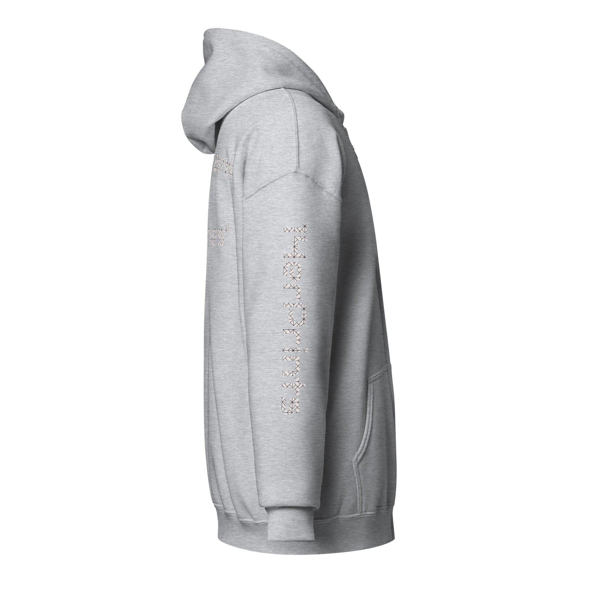 14erprints heavy blend zip hoodie – sport gray right