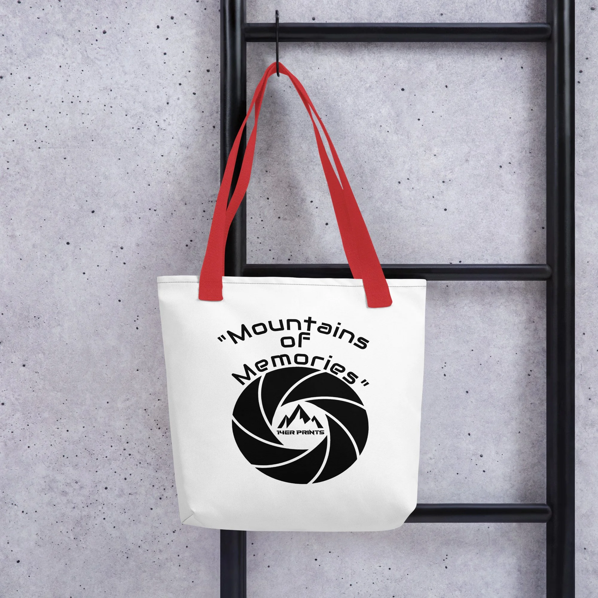 14erprints tote bag – red front