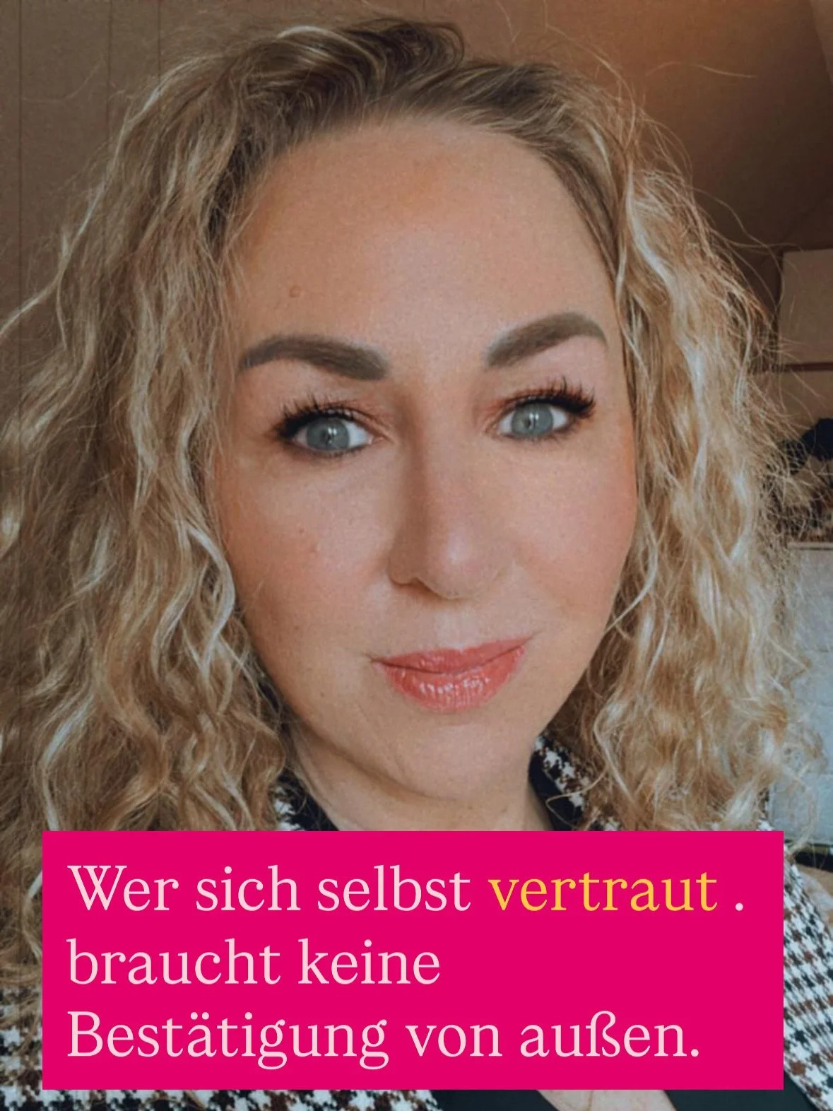 Hello my love 🫶
Selbstwirksamkeit hei&szlig;t nicht, immer alles unter Kontrolle zu haben  sondern Dir selbst so sehr zu vertrauen, dass Du Deinen Weg gehst, auch ohne Applaus von au&szlig;en.

Wenn Du aufh&ouml;rst, Dich st&auml;ndig zu vergleichen