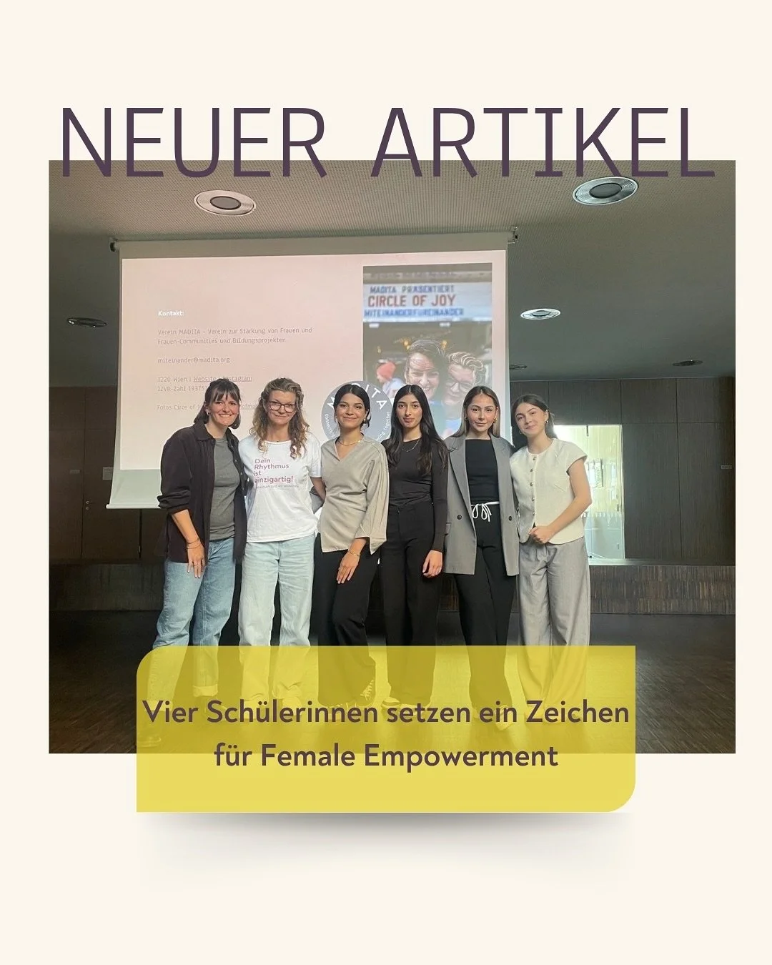 🌱 Mut in Telfs &ndash; vier Sch&uuml;lerinnen setzen ein Zeichen

Manchmal braucht es Mut, um ein Thema anzusprechen, &uuml;ber das viele lieber hinwegsehen. 💪
Vier Sch&uuml;lerinnen der HAK Eco Telfs in Tirol haben genau das getan &ndash; sie lude