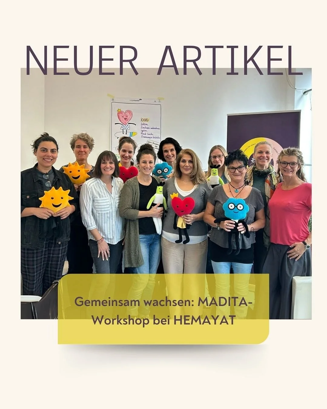 Dank eurer Spenden unterst&uuml;tzen wir 2025 ein besonderes Projekt mit @hemayat_betreuungszentrum. 

Seit 30 Jahren begleitet der Verein Folter- und Kriegs&uuml;berlebende. Am 18. September durften wir das engagierte Team von Therapeutinnen und Tra