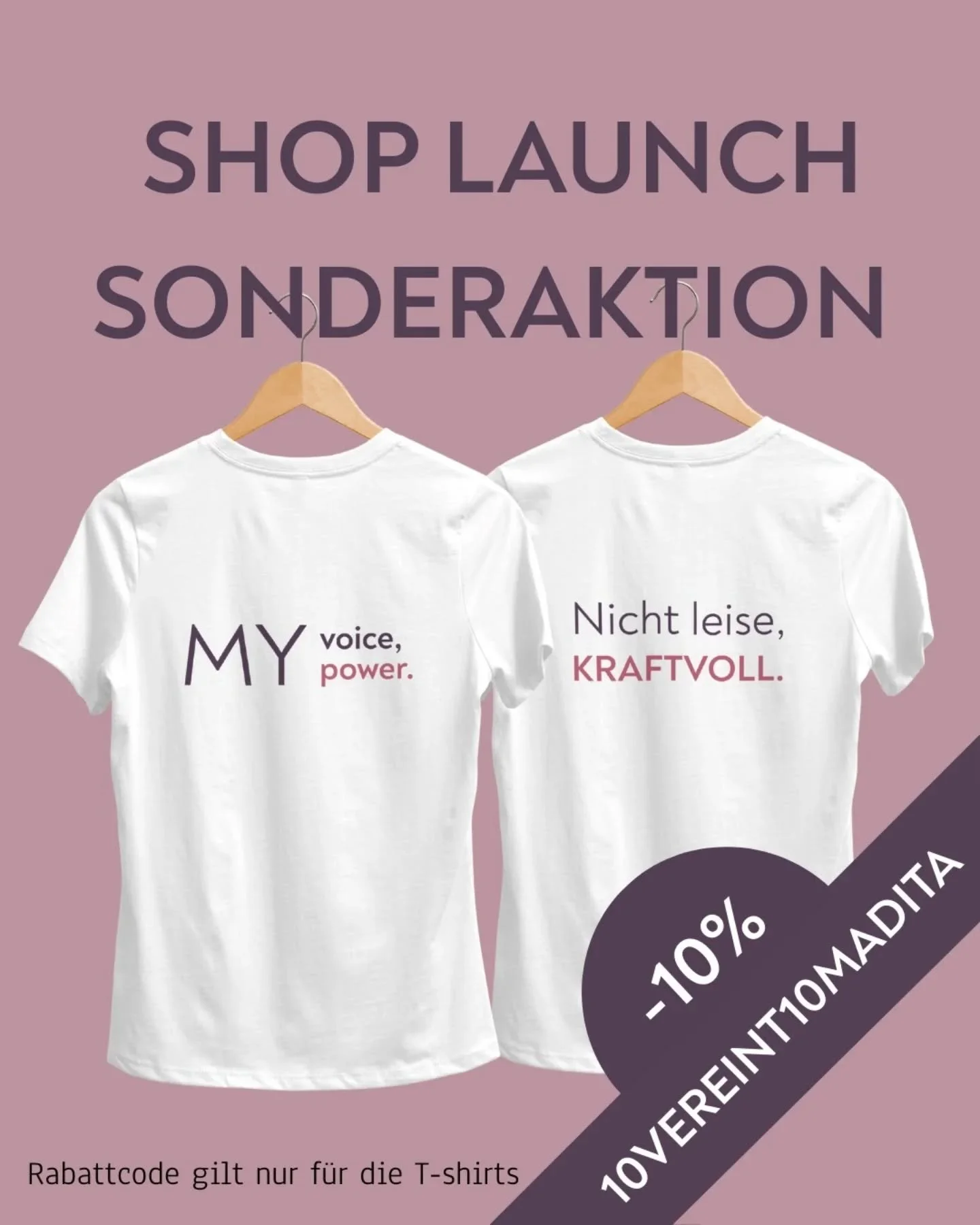 Noch ein gro&szlig;er Meilenstein: Der MADITA Statement-Shop ging heute online.

Warum wir als Verein &uuml;berhaupt Merchandising Artikel launchen?
⬇️

Wear your voice. Am Weltfrauentag machen wir unsere Stimmen h&ouml;rbar &ndash;gemeinsam, laut, m