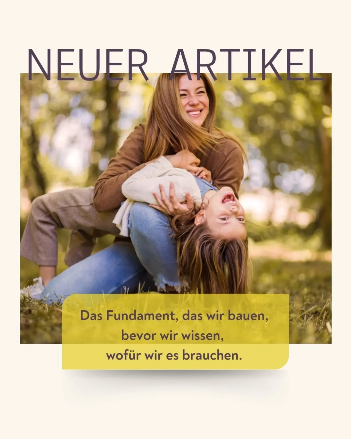 Wir wissen nicht, welche Zukunft unsere Kinder erwartet, welche Berufe es geben wird, welche Herausforderungen auf sie zukommen, oder welche F&auml;higkeiten sie eines Tages am dringendsten brauchen werden.

Trotzdem 𝗯𝗮𝘂𝗲𝗻 𝘄𝗶𝗿 𝗲𝗶𝗻 𝗙𝘂𝗻𝗱