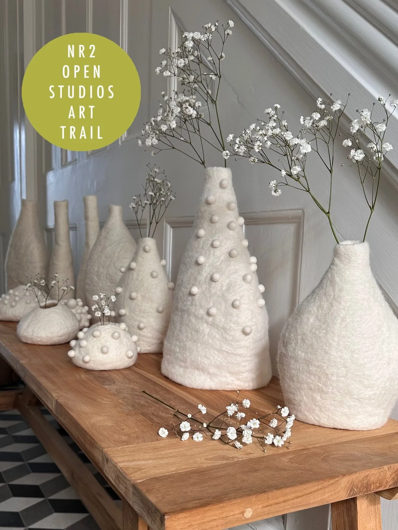 O P E N  S T U D I O S
I&rsquo;m excited to be taking part in @nr2openstudiosarttrail this September. I&rsquo;ll have a collection of sculptural vases &amp; vessels, drawings, wall Art and new framed works on display. It would be wonderful to see you