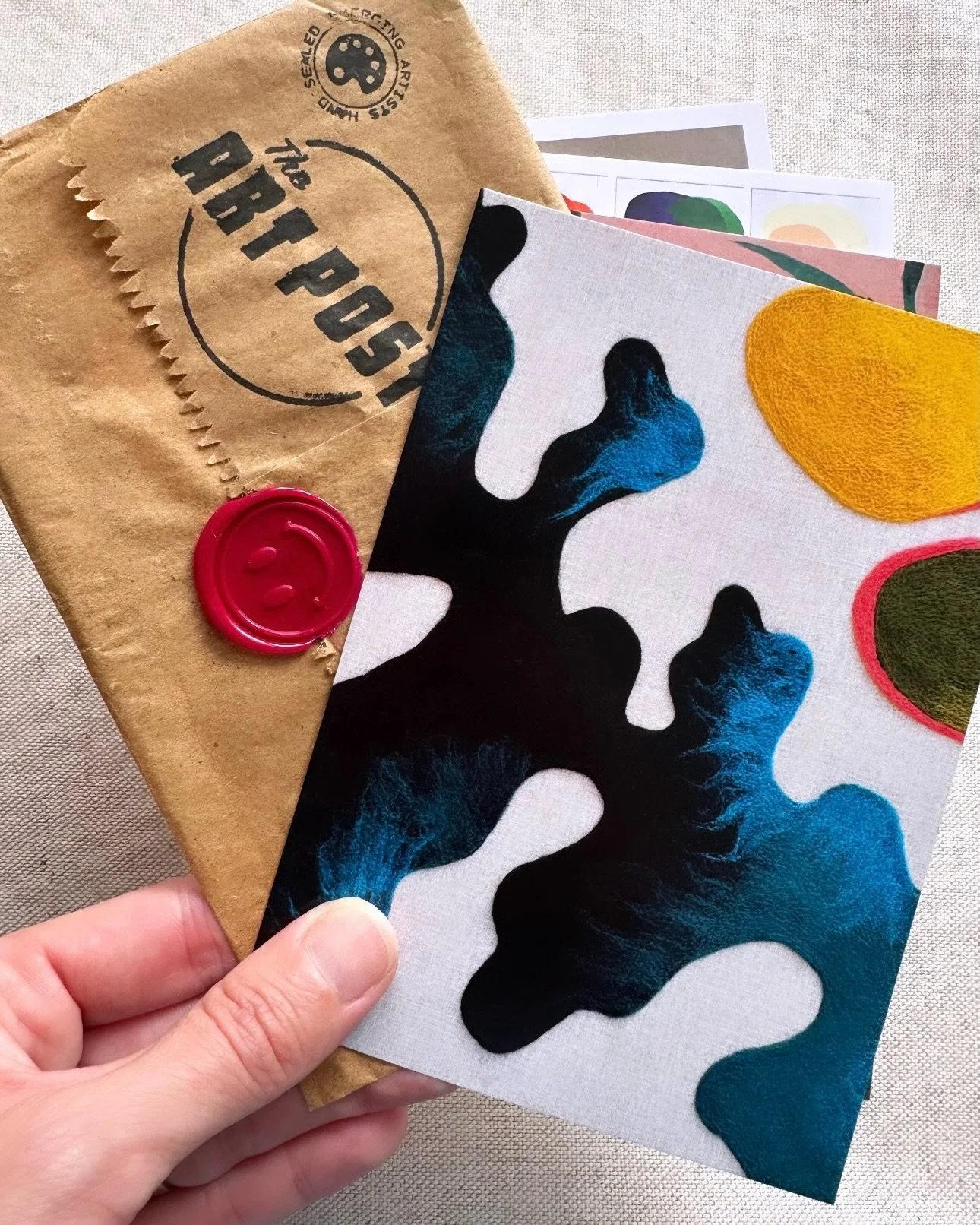 ART POST

Excited to receive the spring subscription of @_theartpost ✨

In a world full of screens and technology, there&rsquo;s something wonderful about receiving real-life post &mdash; beautifully wax-sealed too. A curated selection of artists&rsq