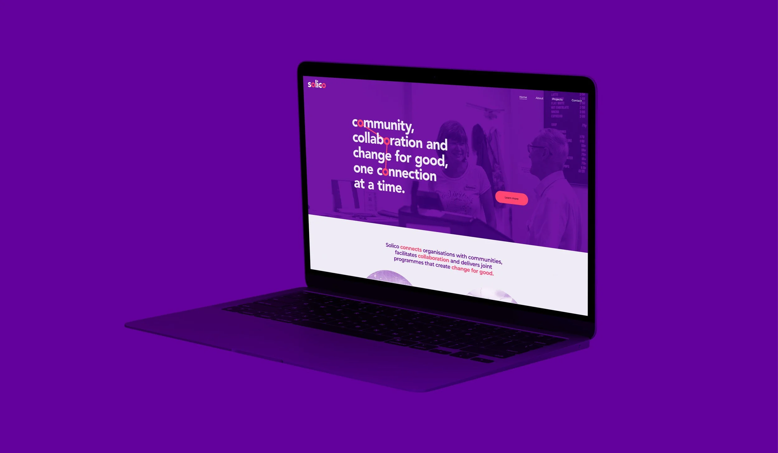 The branding translated easily into a simple yet functional Squarespace website.