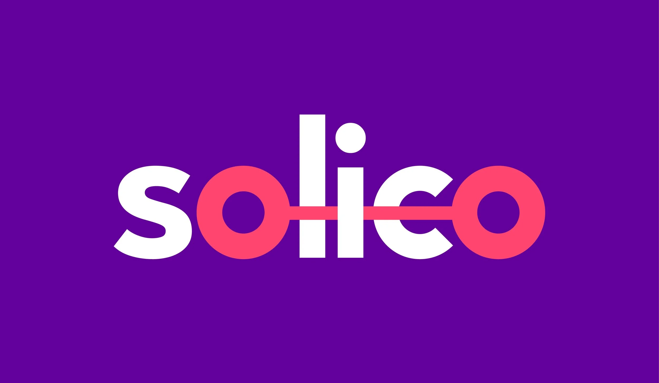 The logo explores connections using a clever device incorporated into the typography.