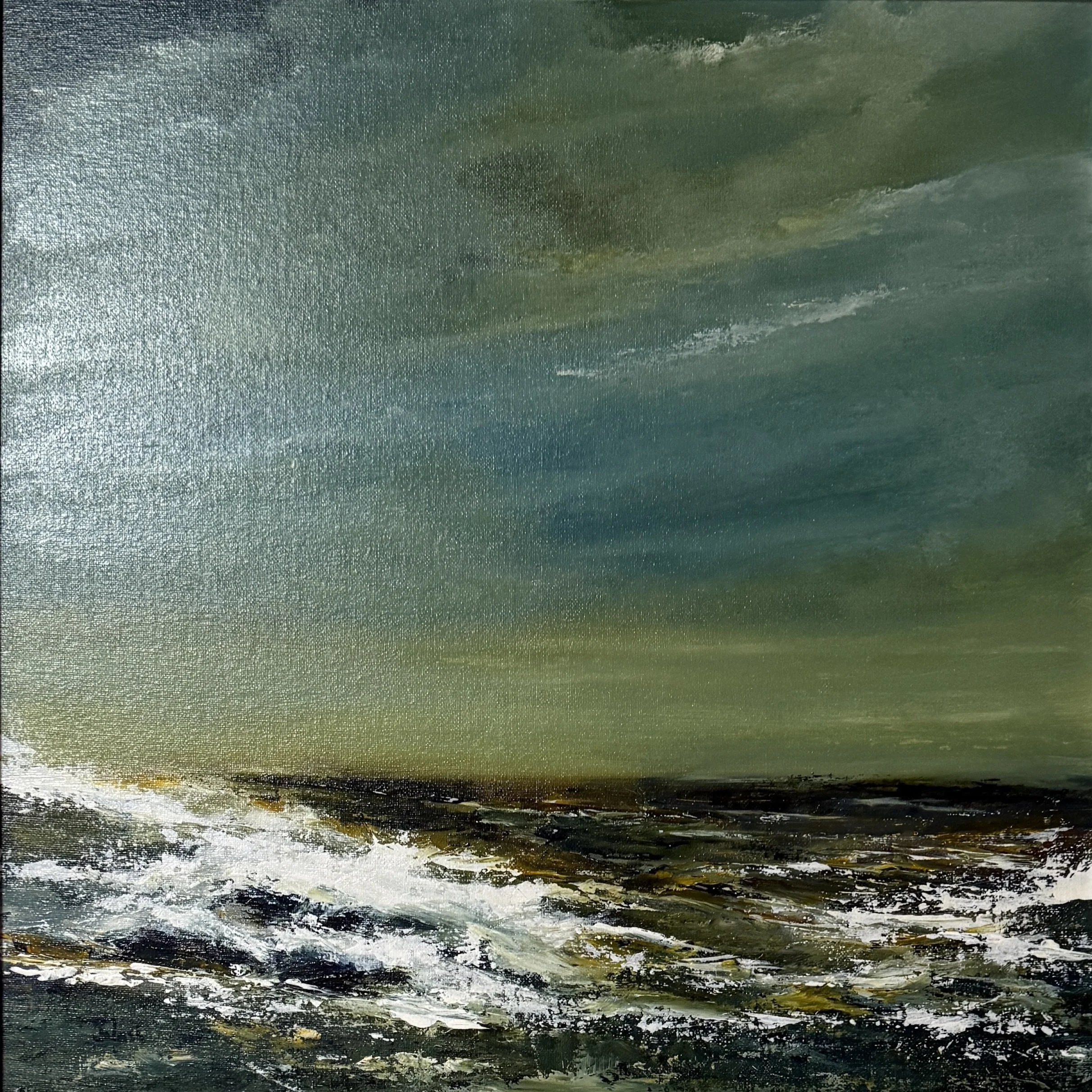 Autumn Light, Hartland - 50 x 50cm