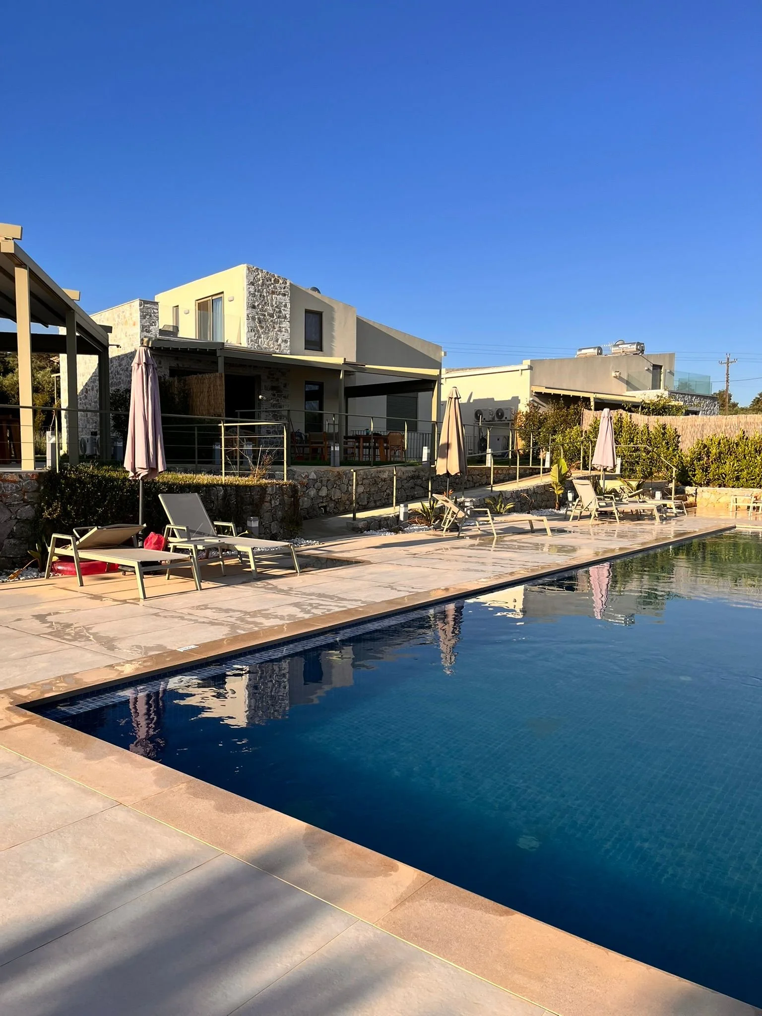 The Rise Up Retreat villa and pool in Chania, Crete