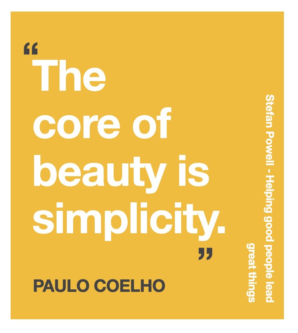 Simplicity - Stefan’s Week-notes 20/10/2024