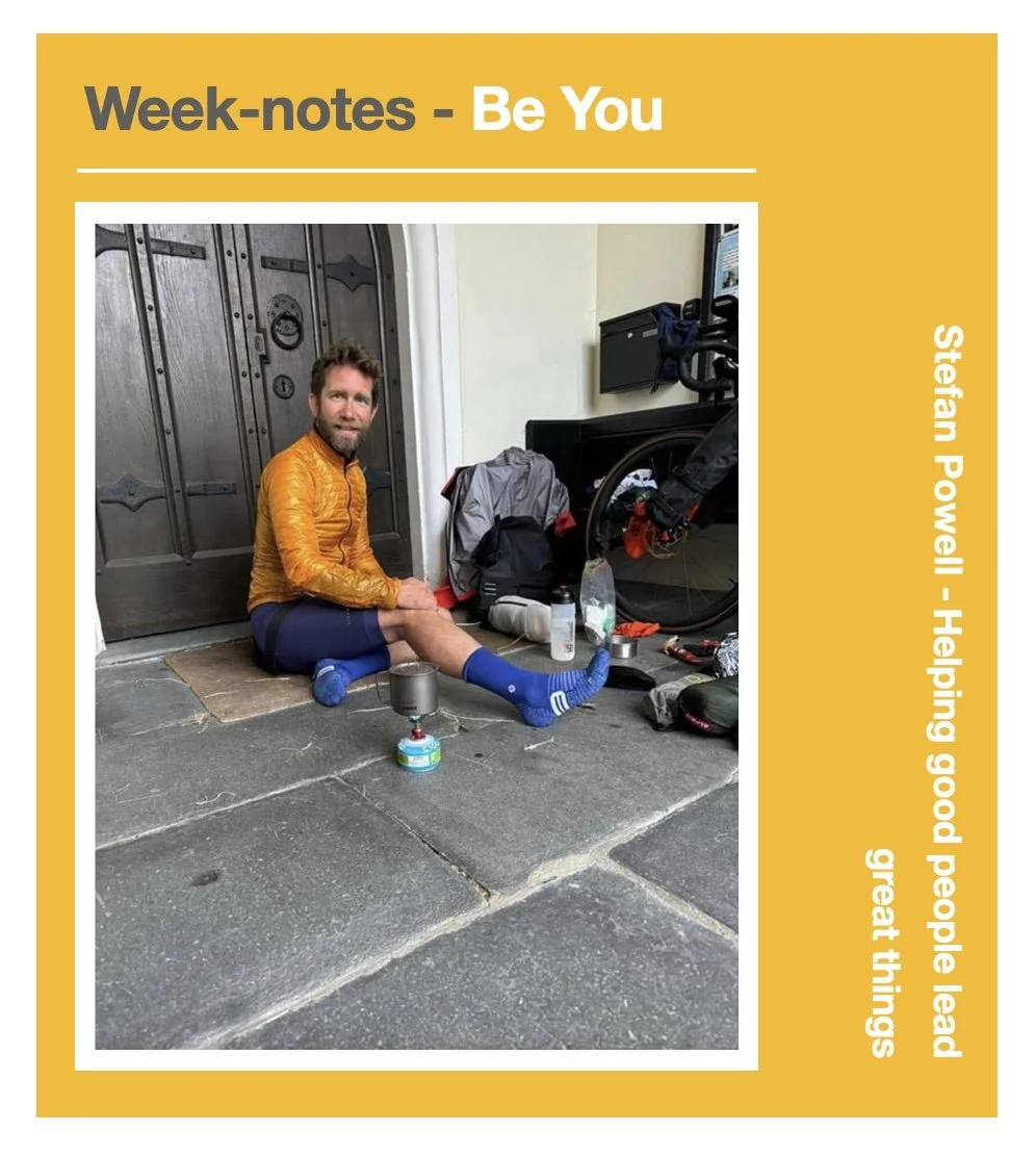 Being You - Stefan’s Week-notes 21/12/202