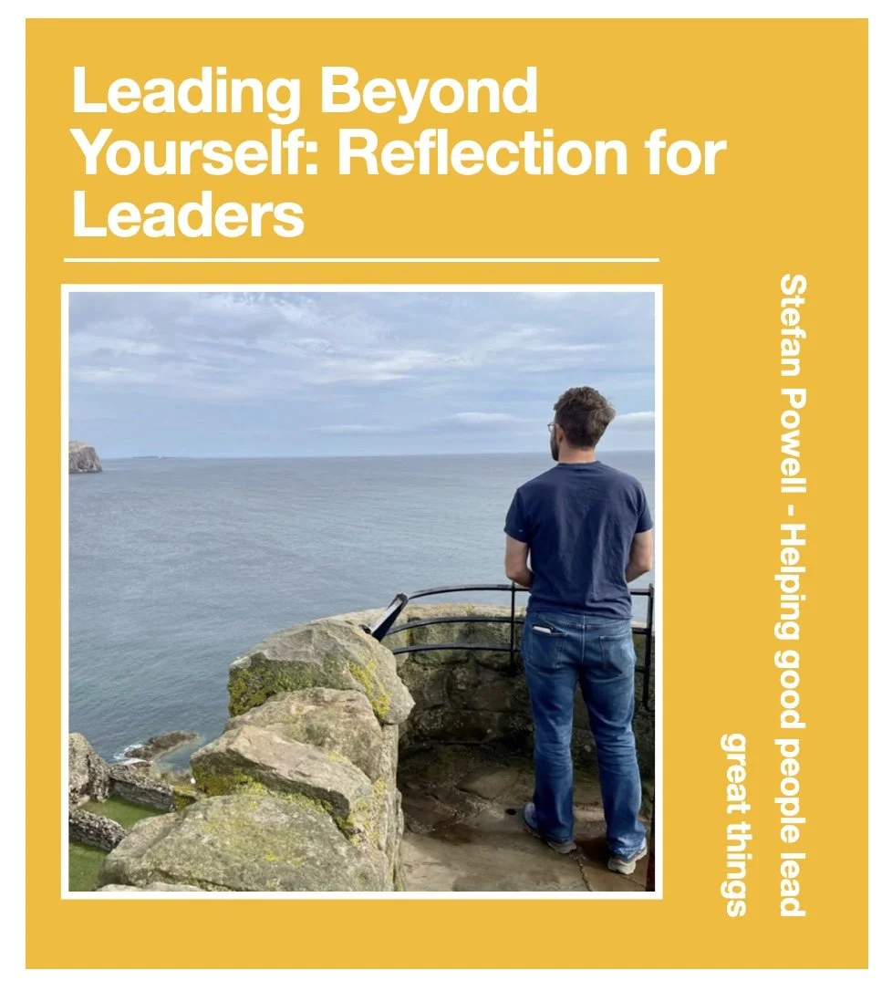Leading Beyond Yourself: Reflection for Leaders