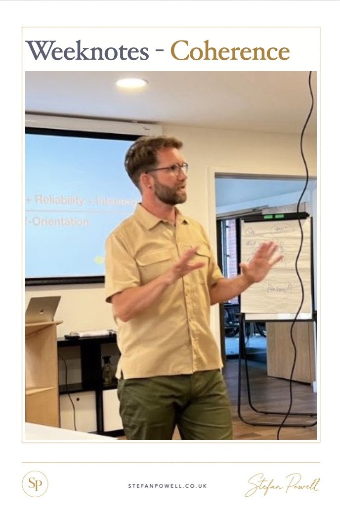 Coherence - Stefan’s Week-notes 19/07/2026
