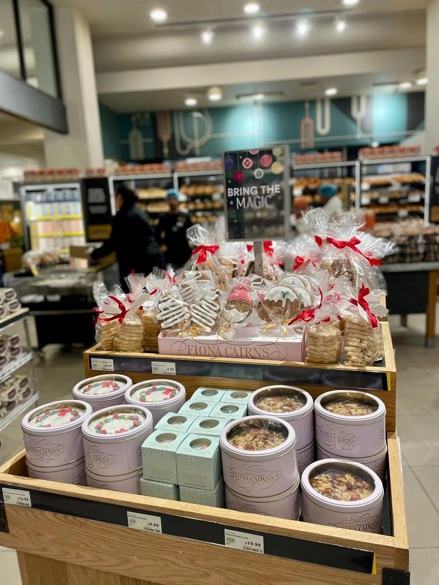 ✨ A little Christmas magic has arrived at Whole Foods! ✨
 
We&rsquo;re delighted to share that our Fiona Cairns festive collection is now available at @wholefoodsuk 🎁 From beautifully iced Christmas cakes to buttery shortbread and hand-decorated gin