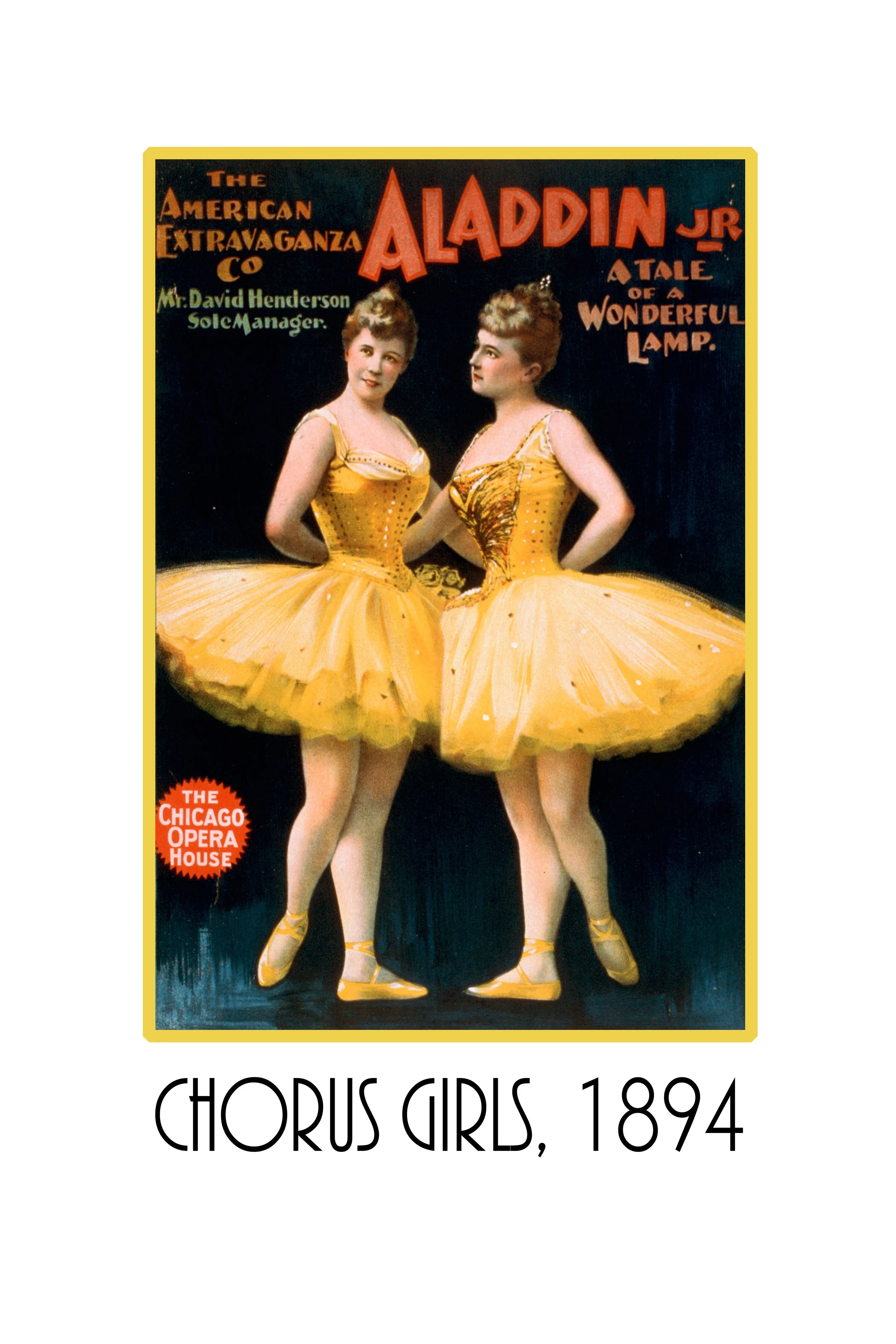 Vintage Show Ad: Aladdin