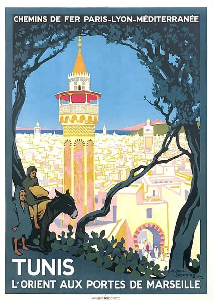 Vintage Tunis Poster