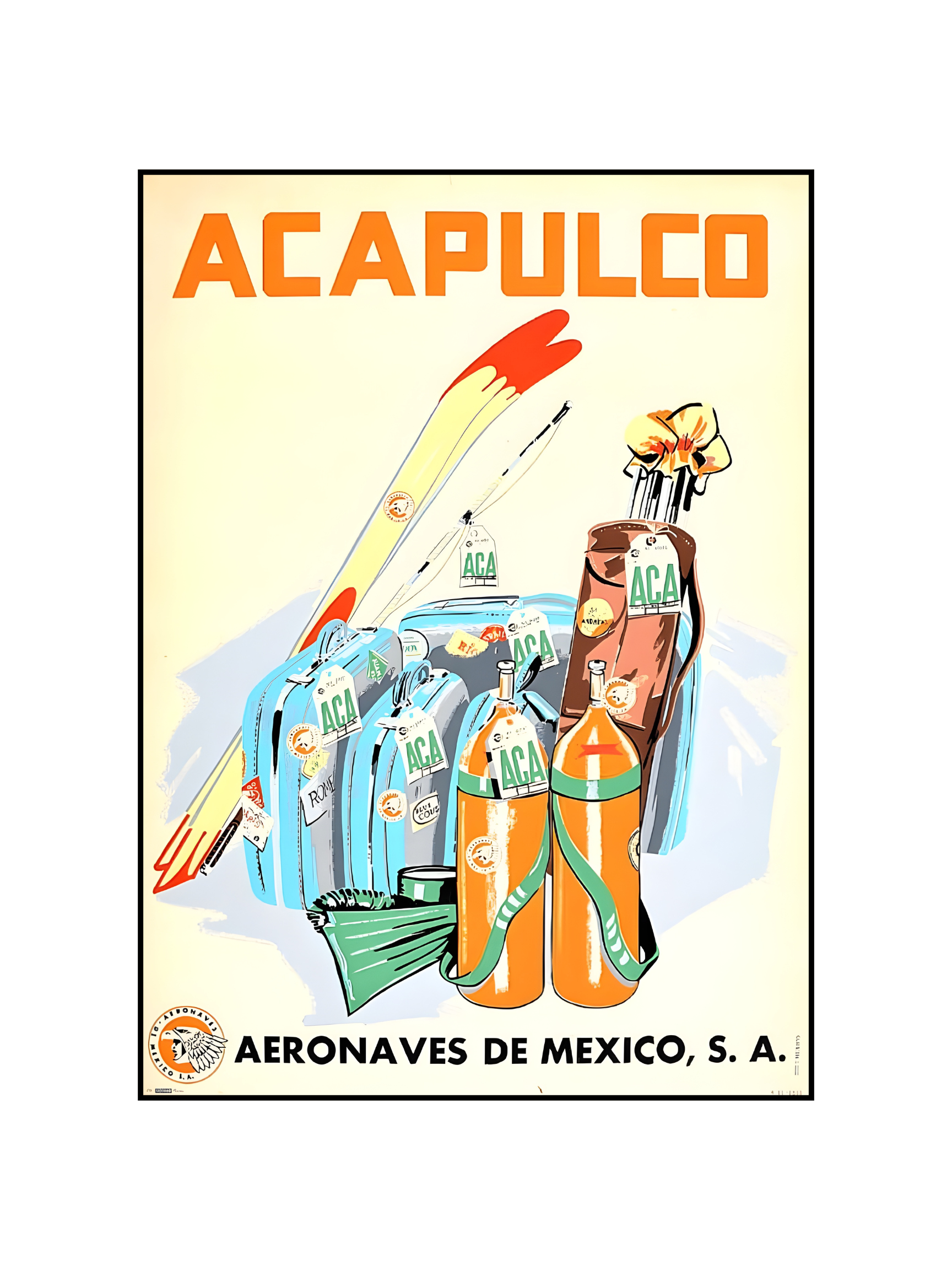 Vintage Acapulco Poster