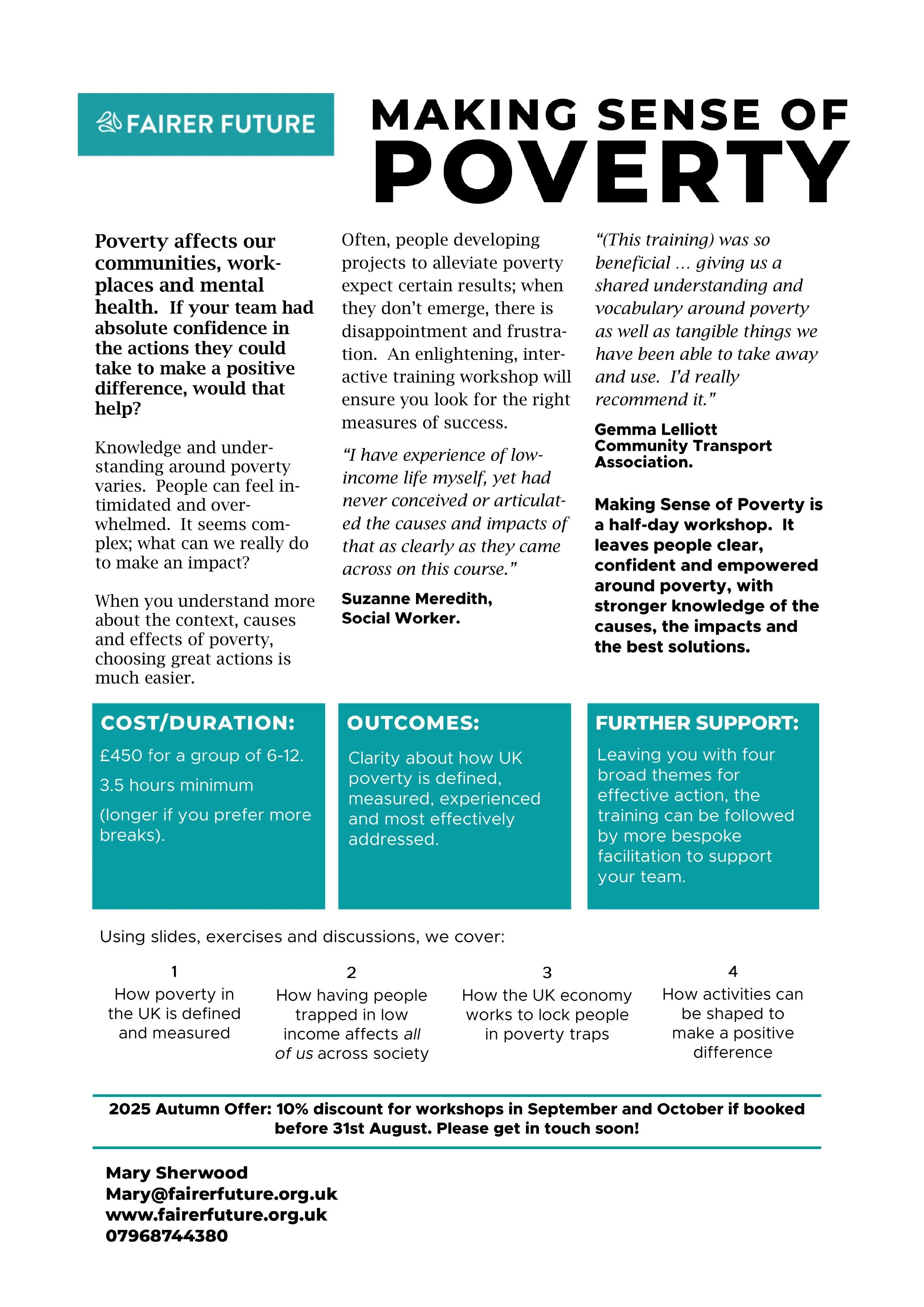 Poverty Training
