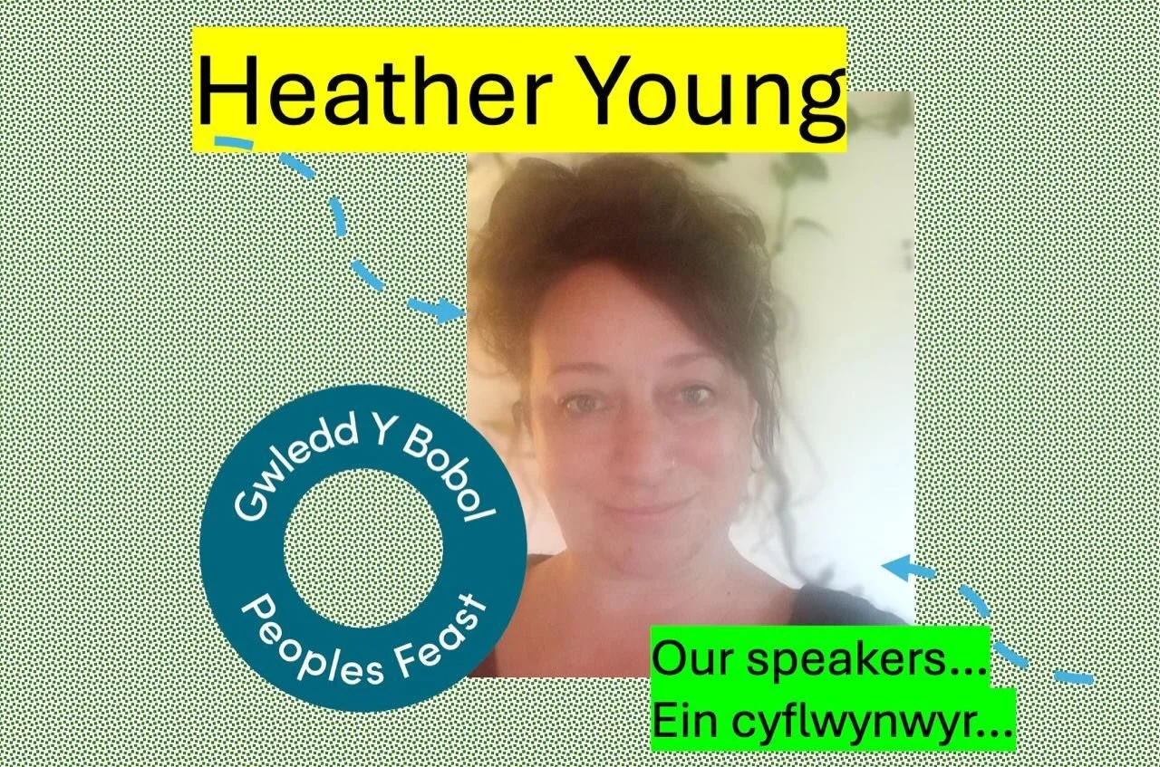 Yn cyhoeddi ein ail cyflwynwr a fydd yn ymuno a ni nos Iau yma! Oes ticed gyda chi??

Introducing our second speaker at GWLEDD Y BOBL&hellip; tickets in bio!

Heather Young founded Paris Refugee Ground Support, a humanitarian distribution and coordin