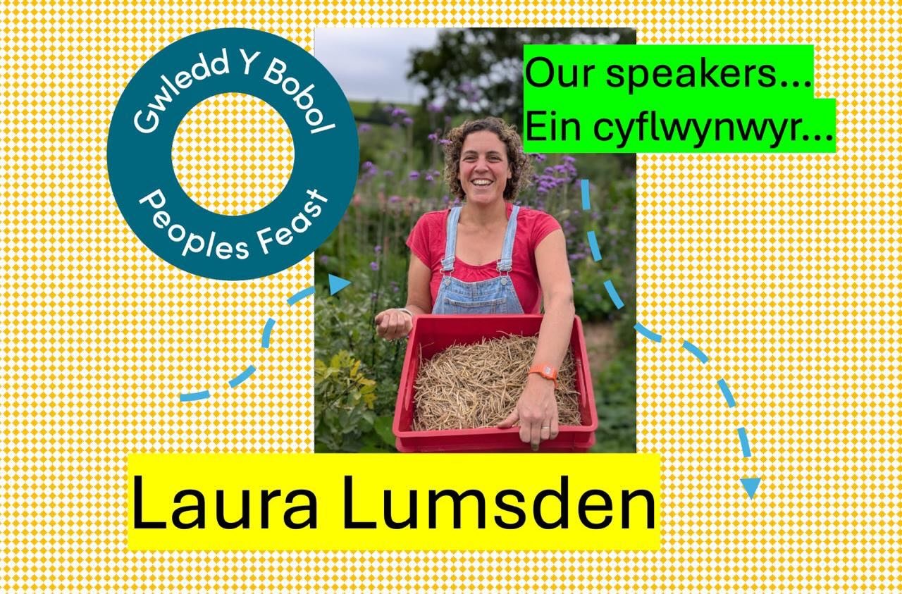 Ein trydydd cyflwynwr iw @lumsden.laura o @serocarmarthen !
Our third speaker is @lumsden.laura from @serocarmarthen ! 

Laura is a co-founder of SERO Carmarthen&rsquo;s community environment centre, where she leads on events and programme. SERO host