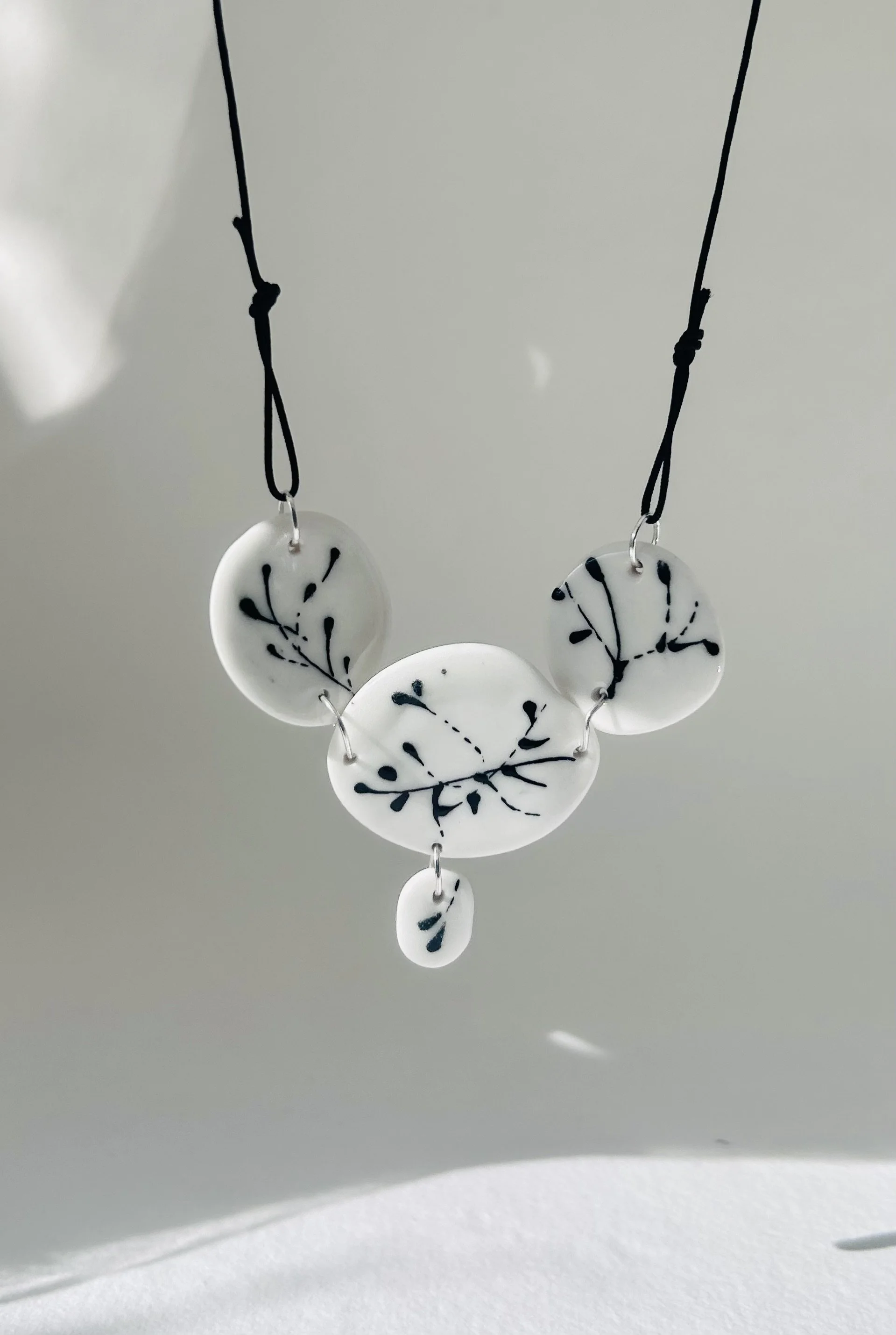 Whispered Meadow Porcelain Necklace