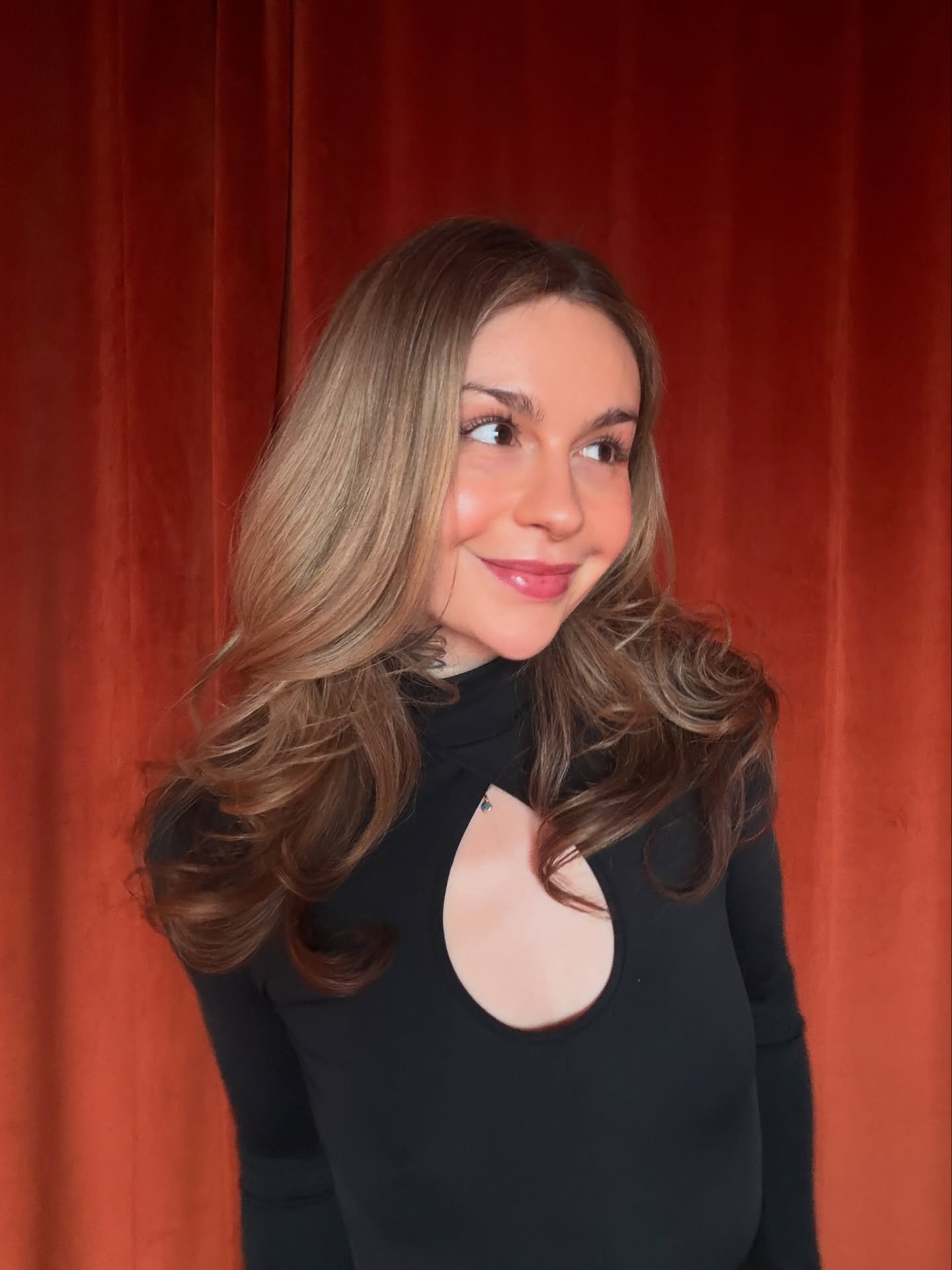 girl who has perfected the at-home-blowout and is subsequently going to be okay