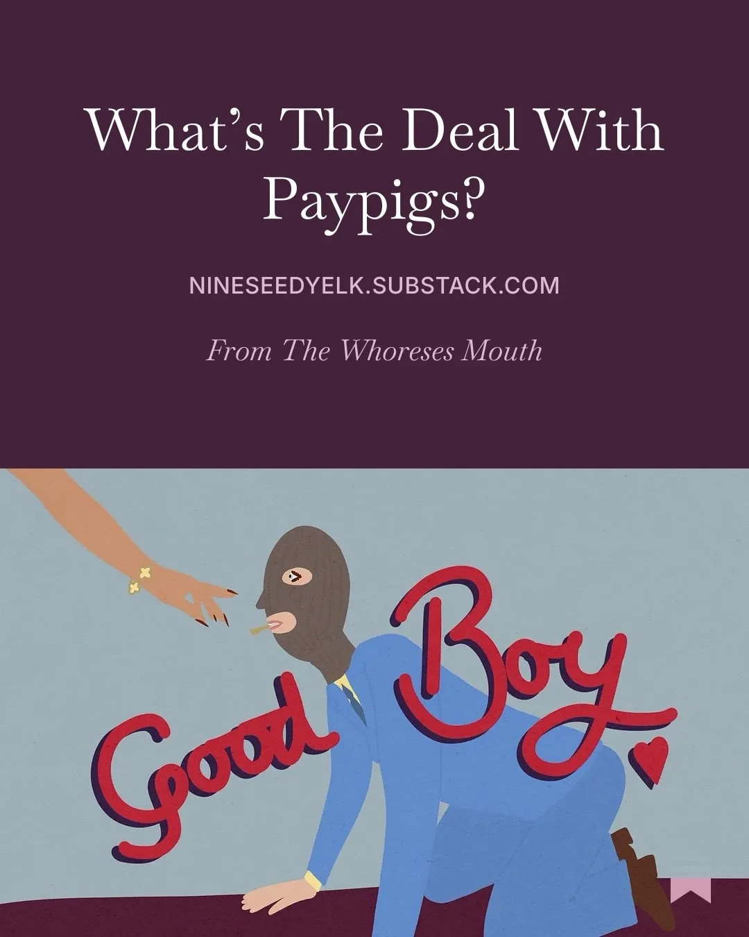 who up playing with they paypal??????
.
.
.
#substack #paypig #findom #londonblogger #sexwriter