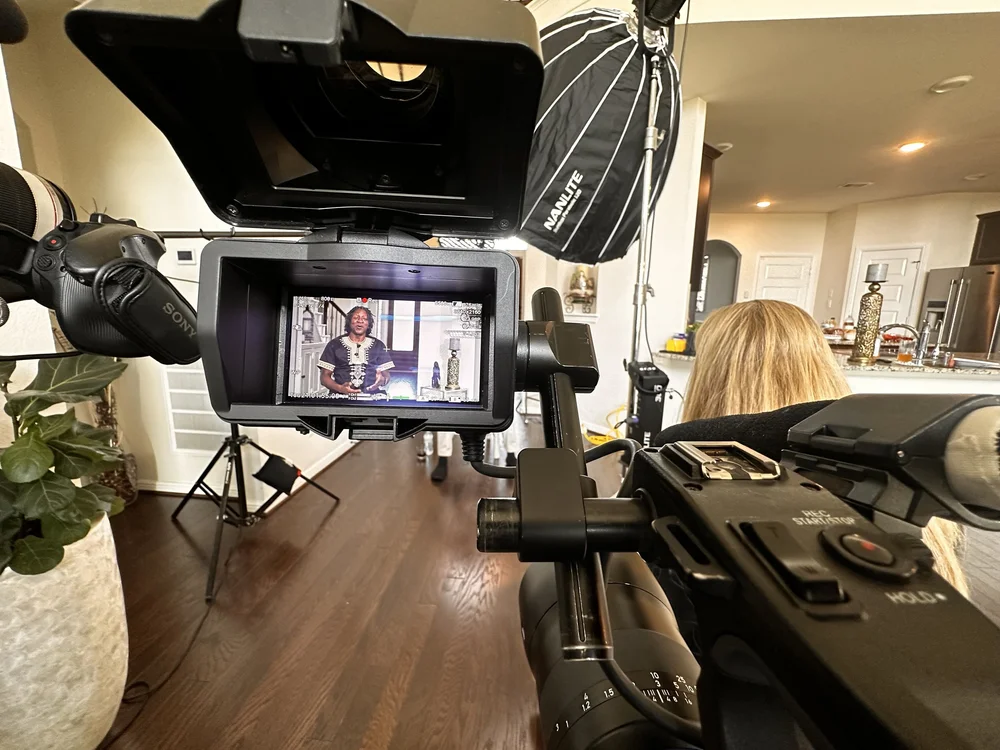 Behind the scenes on a JCV Creative shoot