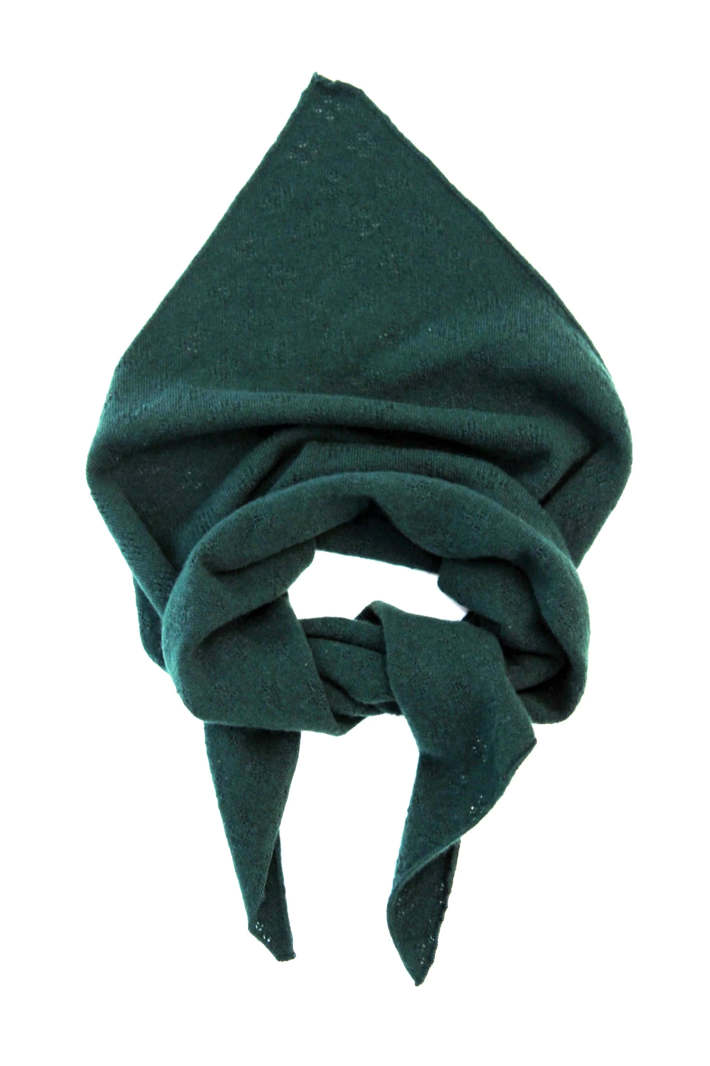 Pointelle Neckerchief | forest green
