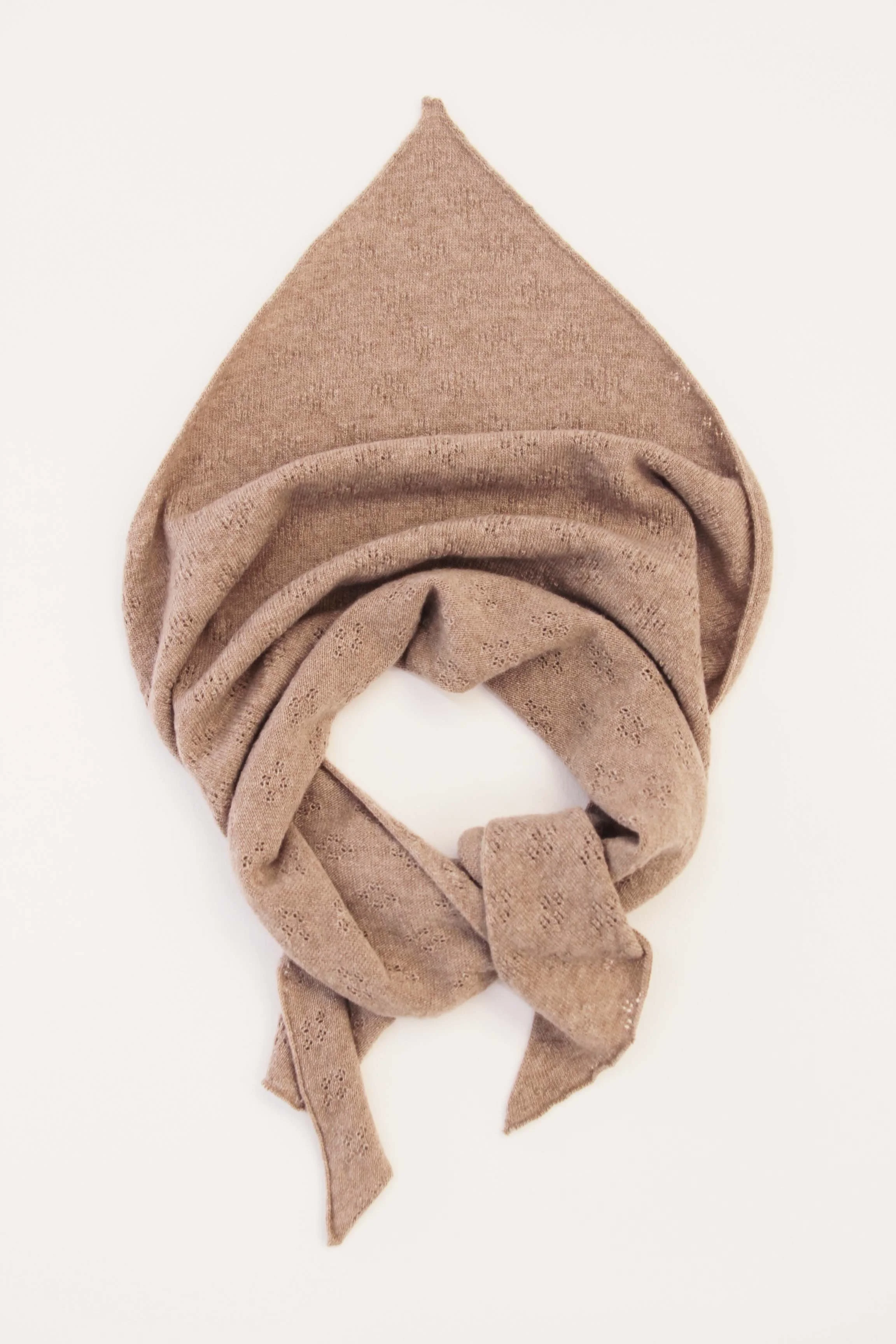 Pointelle Neckerchief | taupe
