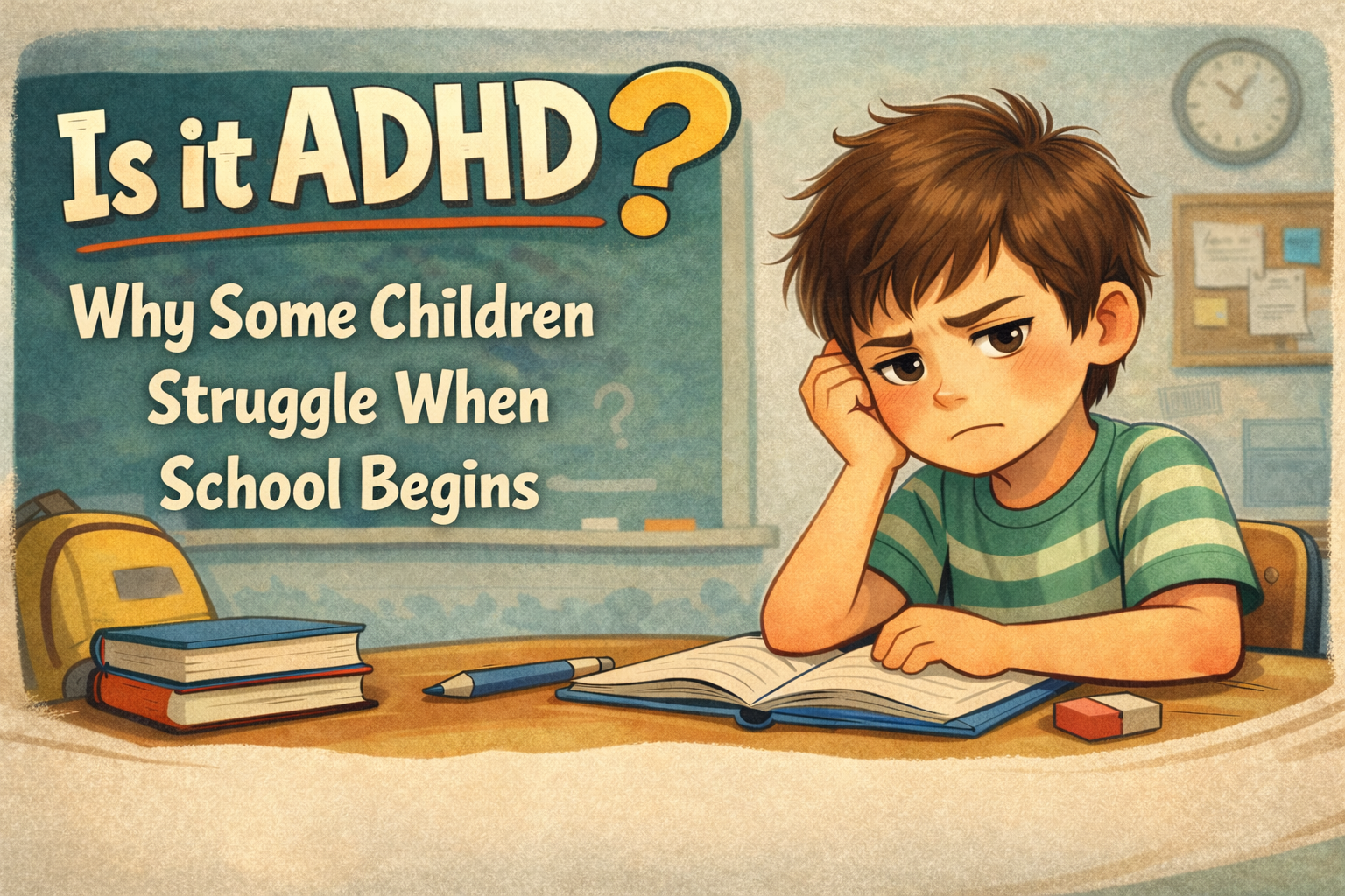 Looking Beyond Labels: Why Some Children Begin Struggling When School Starts