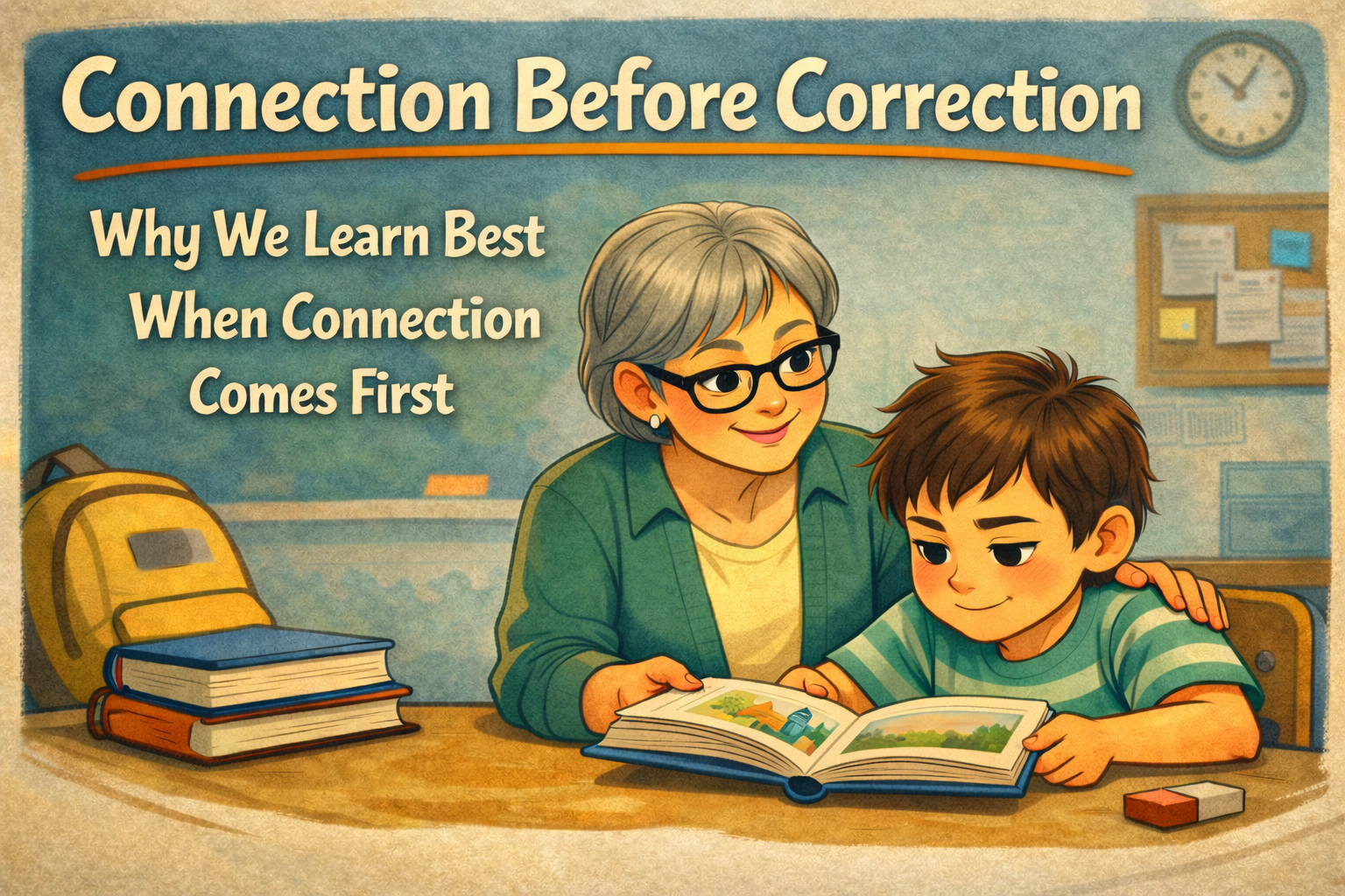 Connection Before Correction: Why We Learn Best When Connection Comes First
