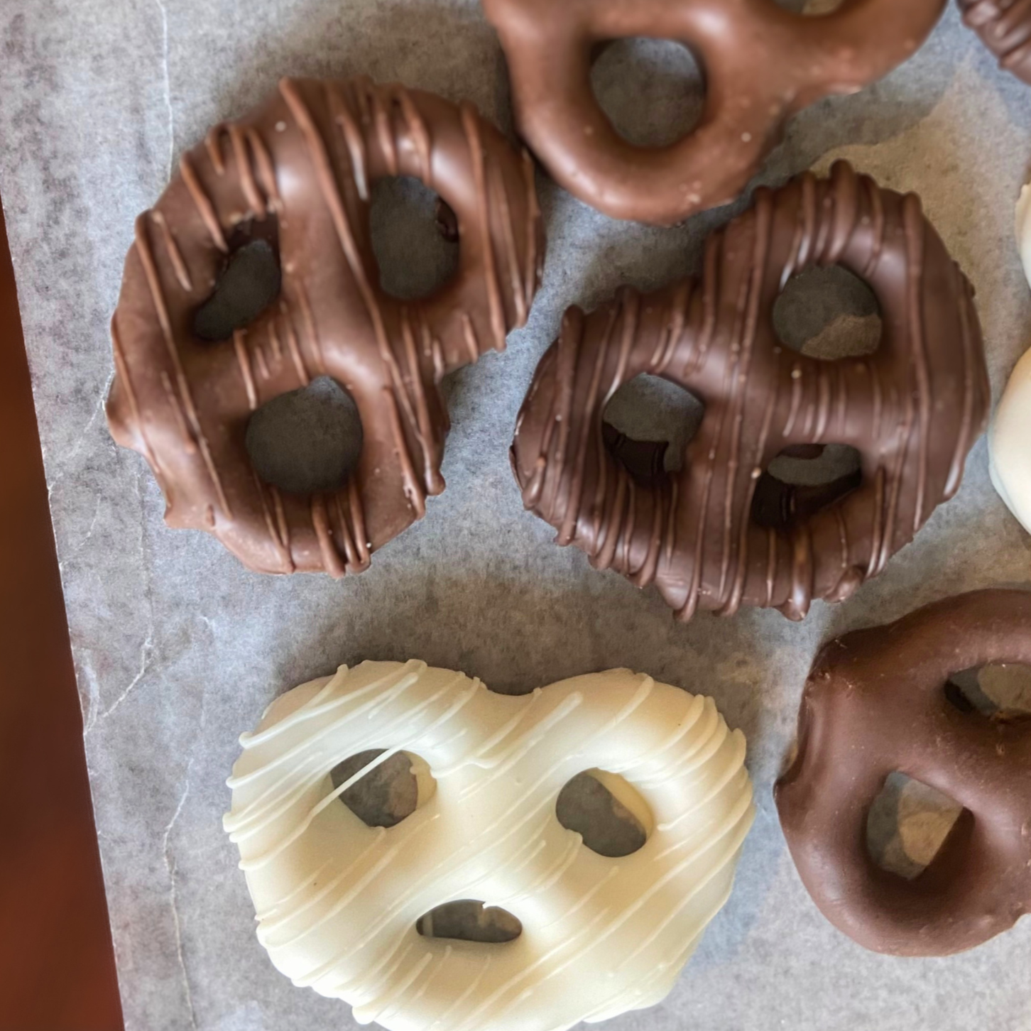 Dipped Mini Pretzels