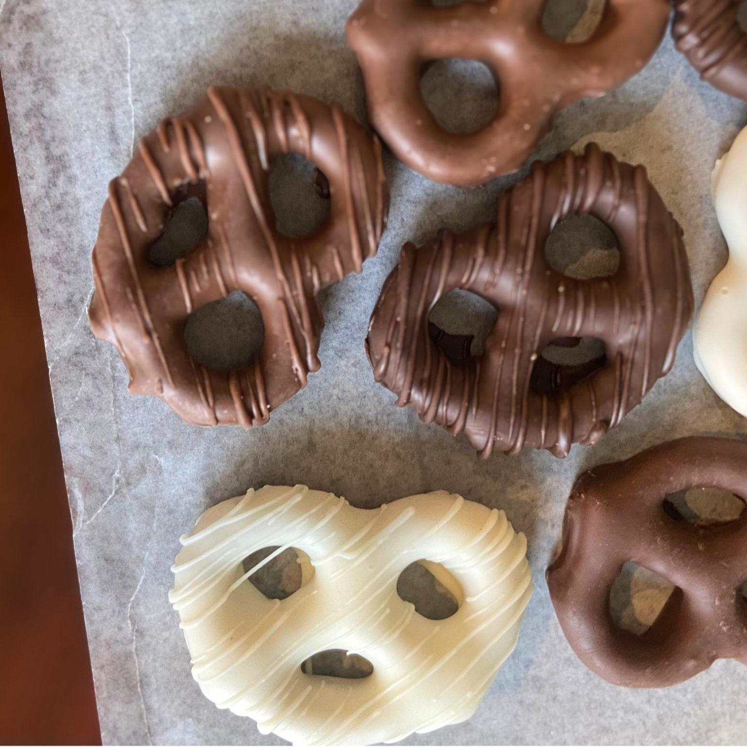 Dipped Mini Pretzels
