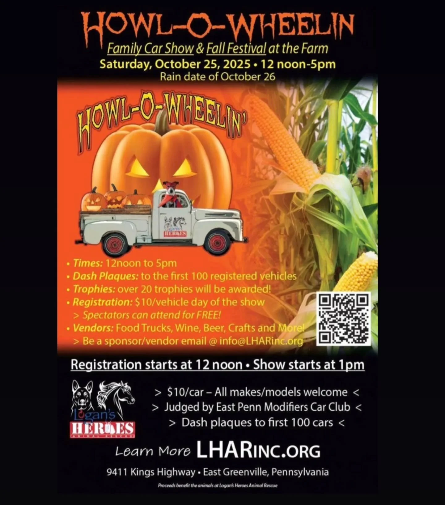 We'll be in East Greenville tomorrow. See you there!

#majorawesome #hotsauce #MajorAwesomeHotSauce #howlowheelin #logansheroes #eastgreenville