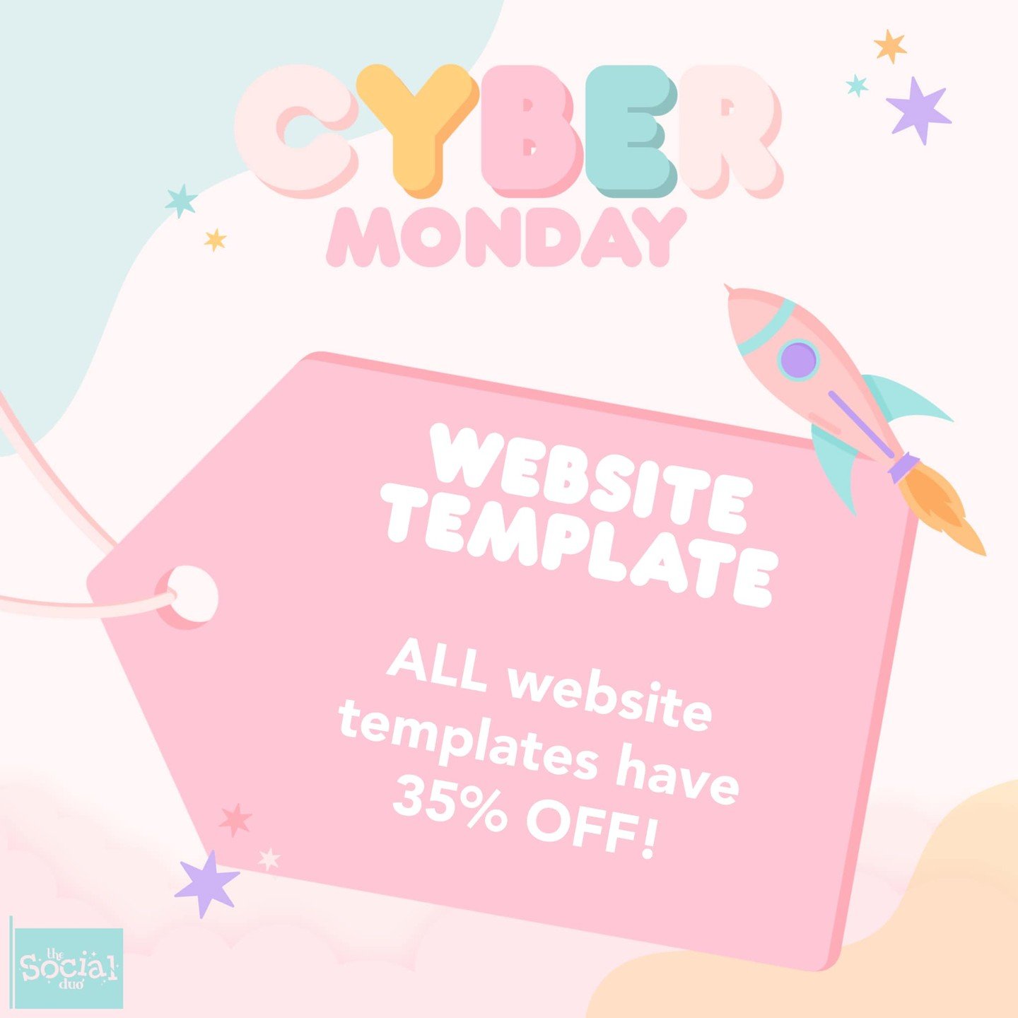 I shouldn't be doing this but..

We got back into the office and we had a few DM's about website templates, so we have quickly whipped up a Cyber Monday deal for you all!

35% OFF all website templates!

You have the option to spread the cost over 3 
