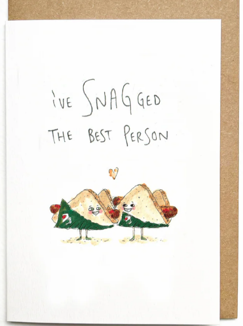 "I've snagged the best person" card
