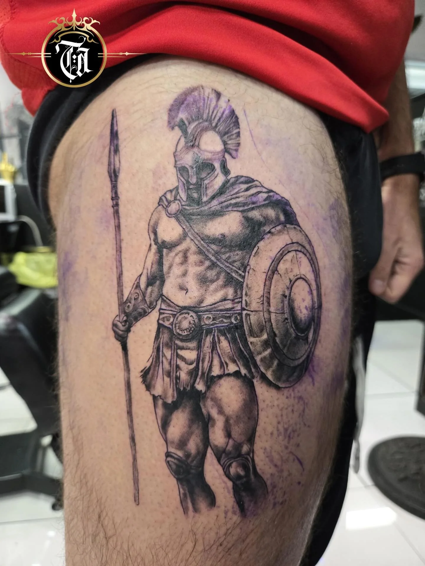 First Session Completed ✔️✔️

Spartan Tattoo 🏛️🛡️🗡️

⚜️

@lyd.tattoos 

⚜️

Sponsored by:
@kwadron 
@dragonhawktattoos 
@dragonhawkofficial 

#tattoo #tattooing #tattoos #tattooed #art