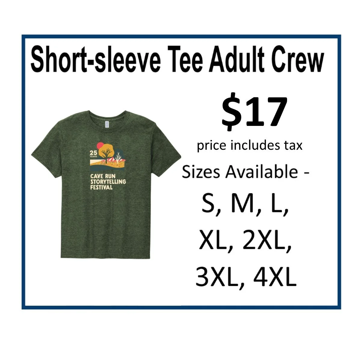 2025 Short-sleeve Tee Adult Crew