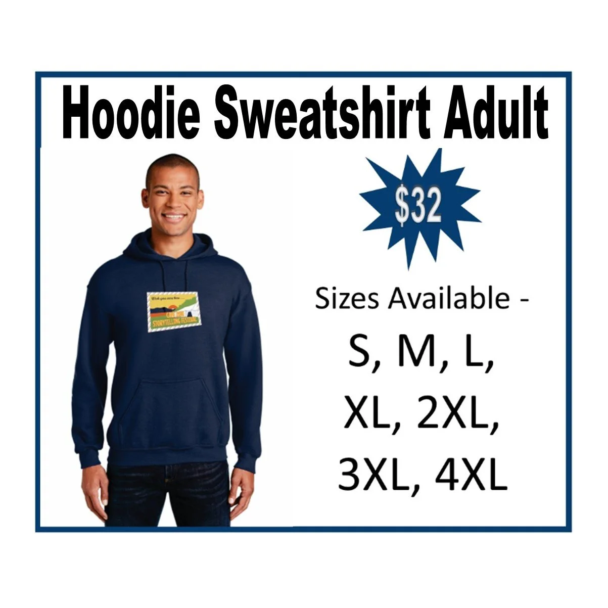 2024 Hoodie Sweatshirt Adult
