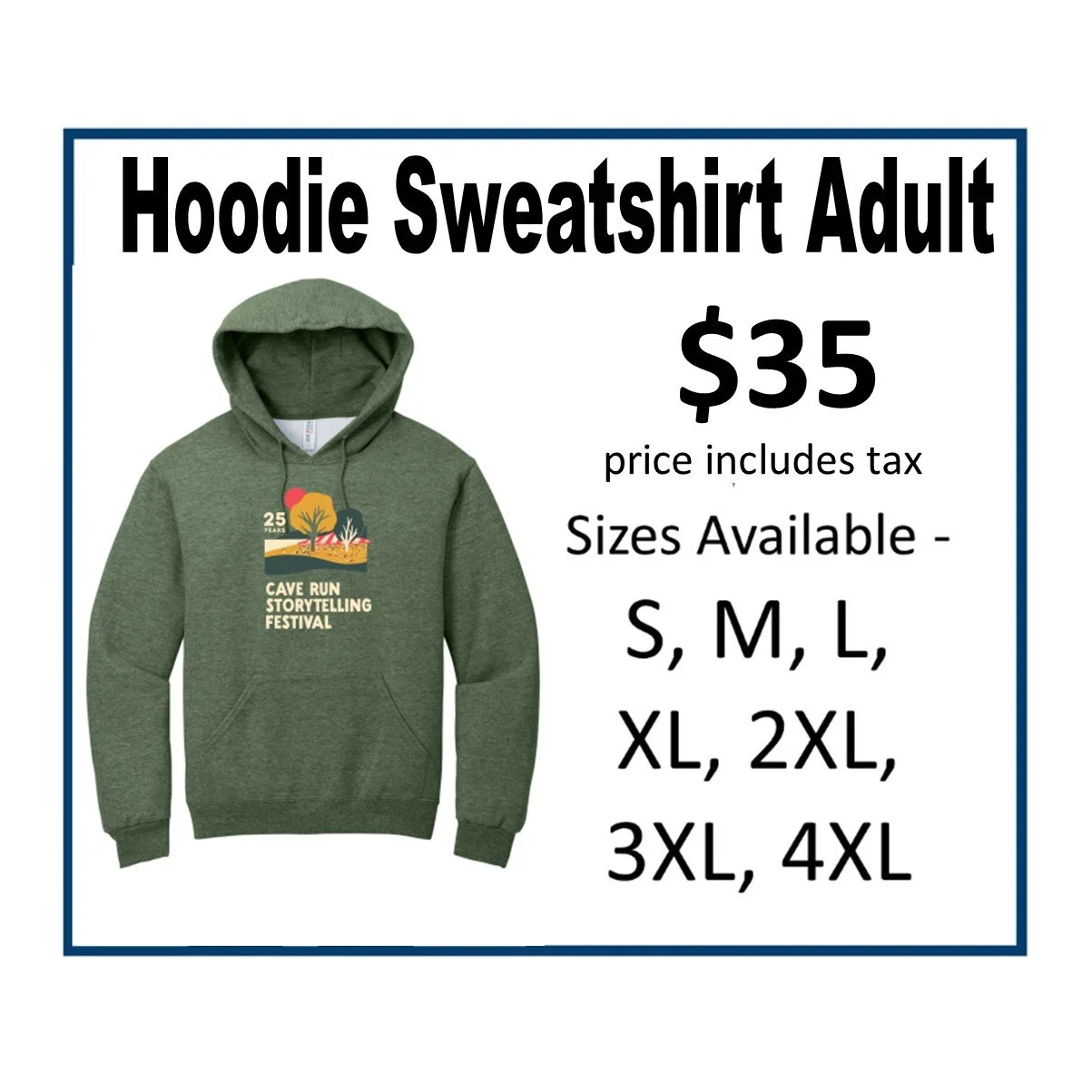 2025 Hoodie Sweatshirt Adult