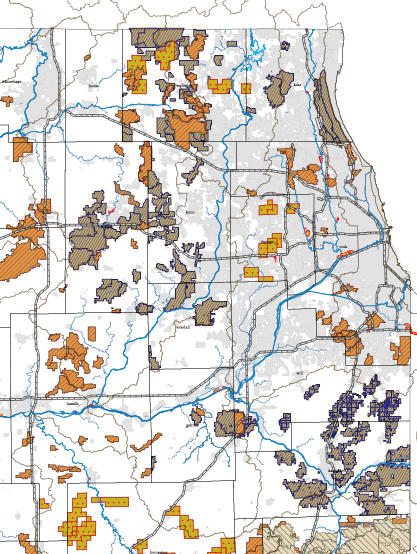 Illinois Drainage Districts Map