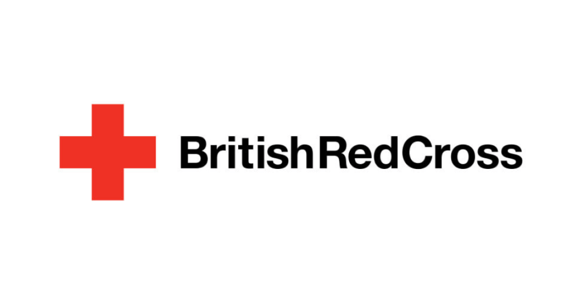 British Red Cross Logo with bright red cross