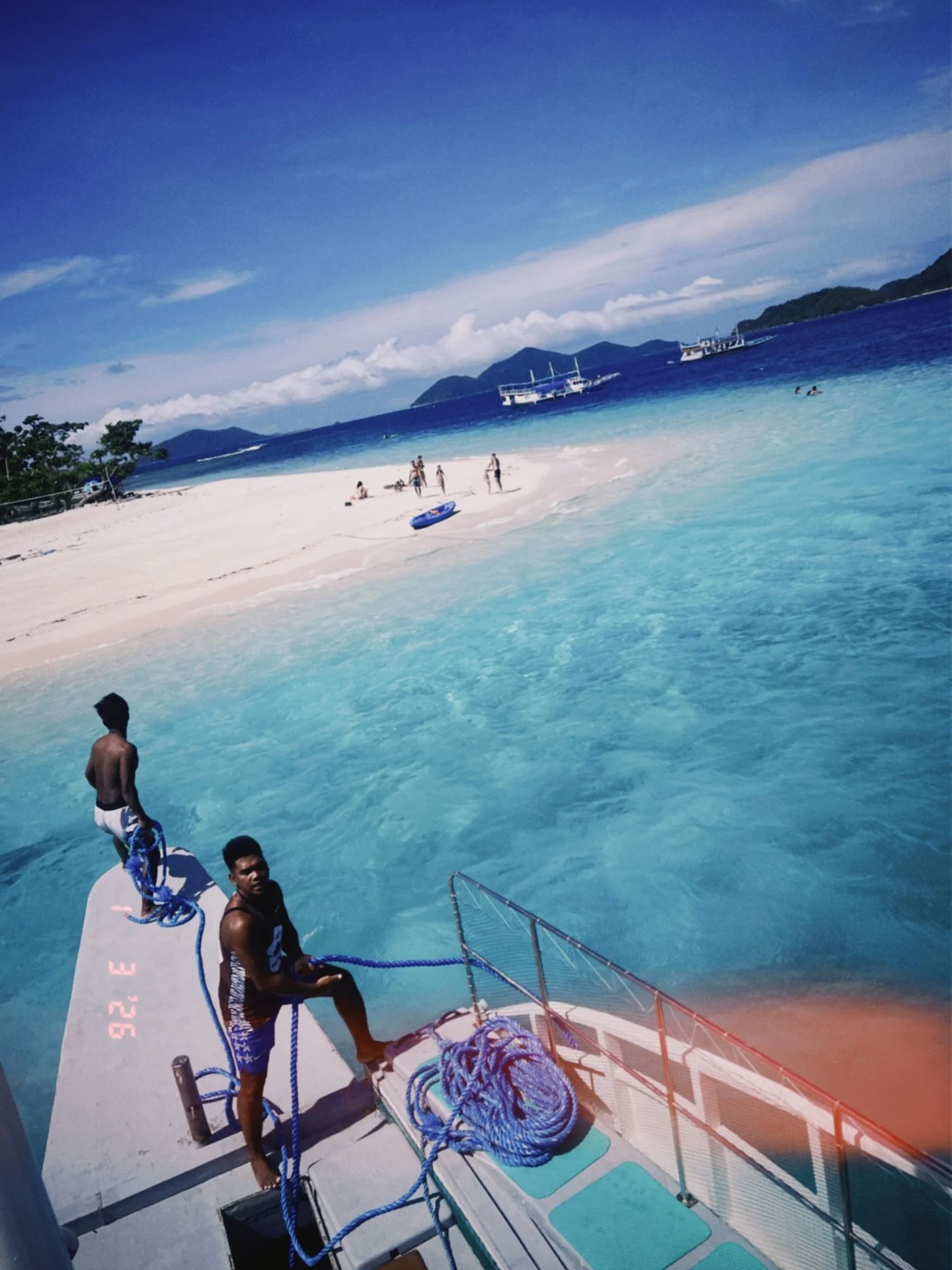 Finally getting round to posting some pics from the last four days.

We&rsquo;ve been travelling from El Nido to Coron on a boat with around 20 others, stopping at islands that *almost* feel off the tourist trail. It&rsquo;s would&rsquo;ve been one o