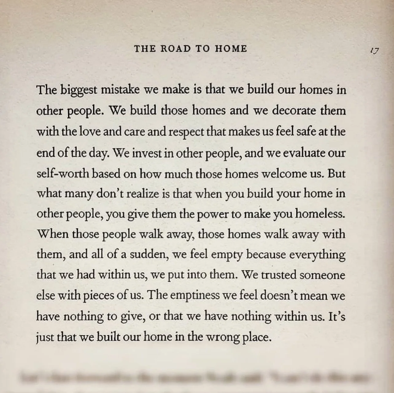 One of the things solo travel is teaching me is that the greatest freedom in life is feeling safe in your own company.

So often, we pour our energy, time, and emotional weight into building our homes in other people. Over time, we begin to rely on t